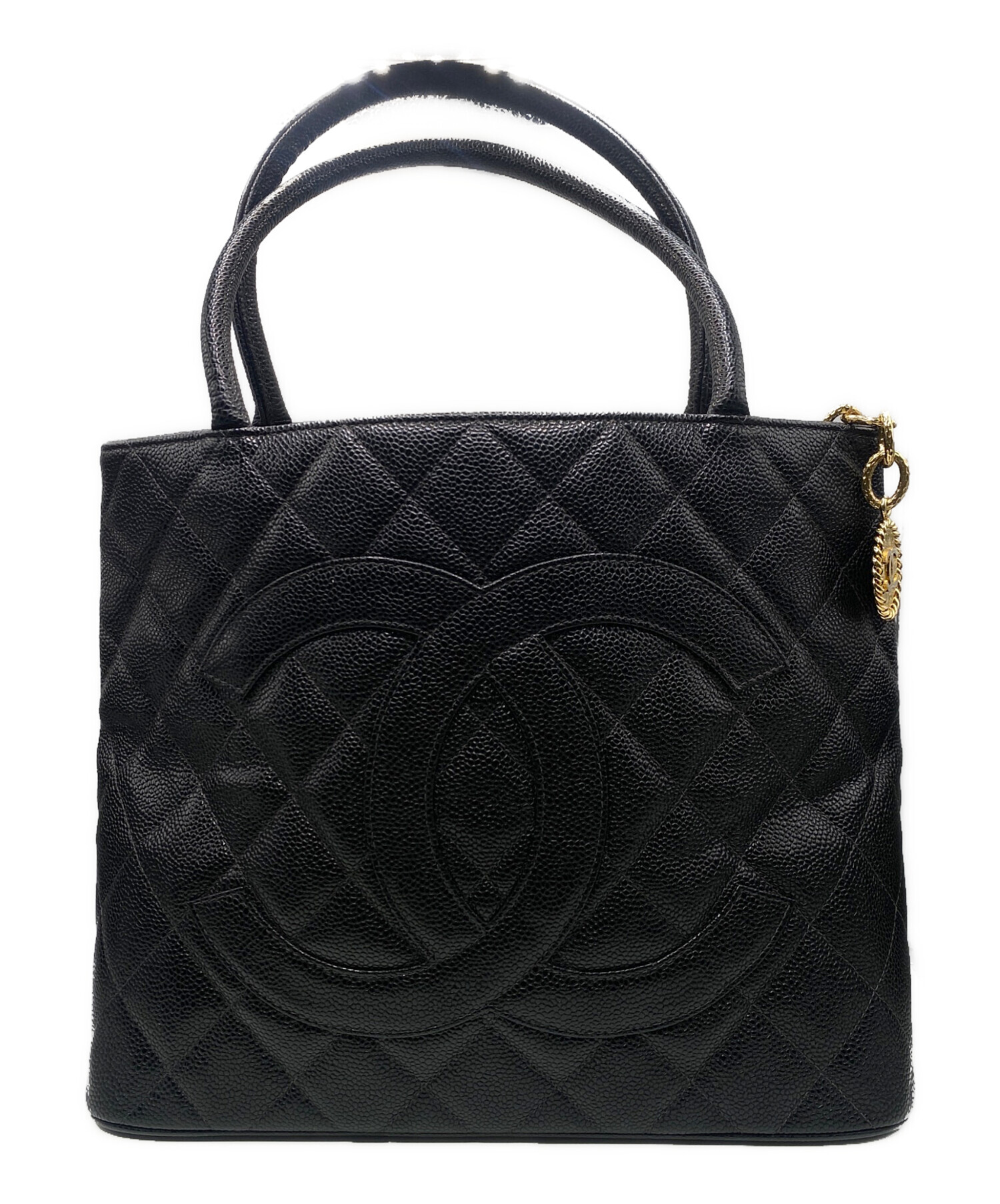 CHANEL シャネル トートバッグ レディース 【古着】【中古】 中古・古着通販】CHANEL (シャネル) 復刻トートバッグ ブラック
