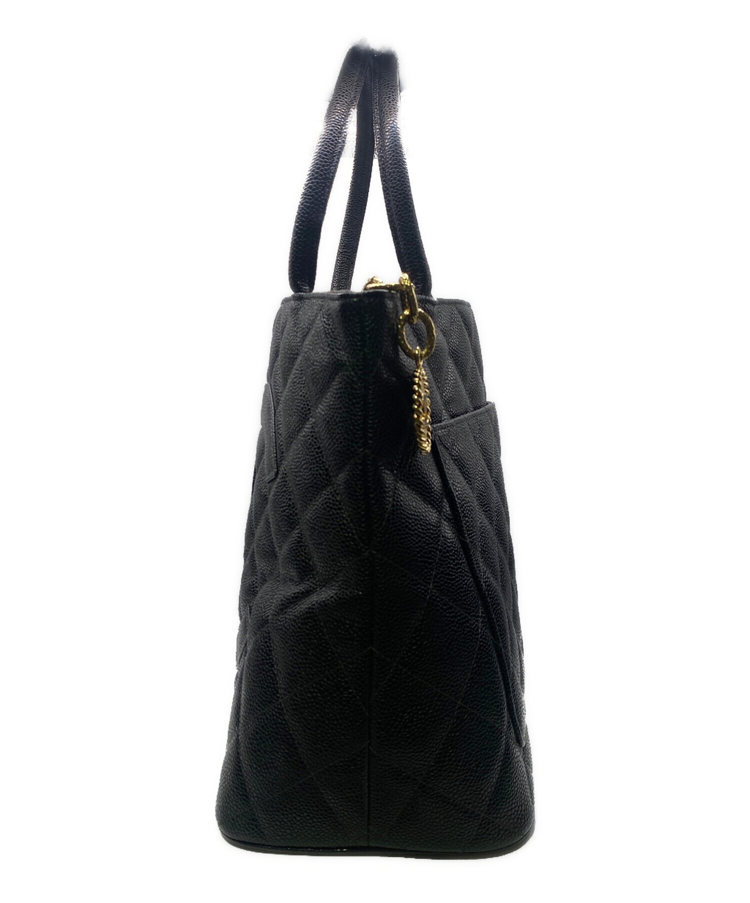 中古・古着通販】CHANEL (シャネル) 復刻トートバッグ ブラック