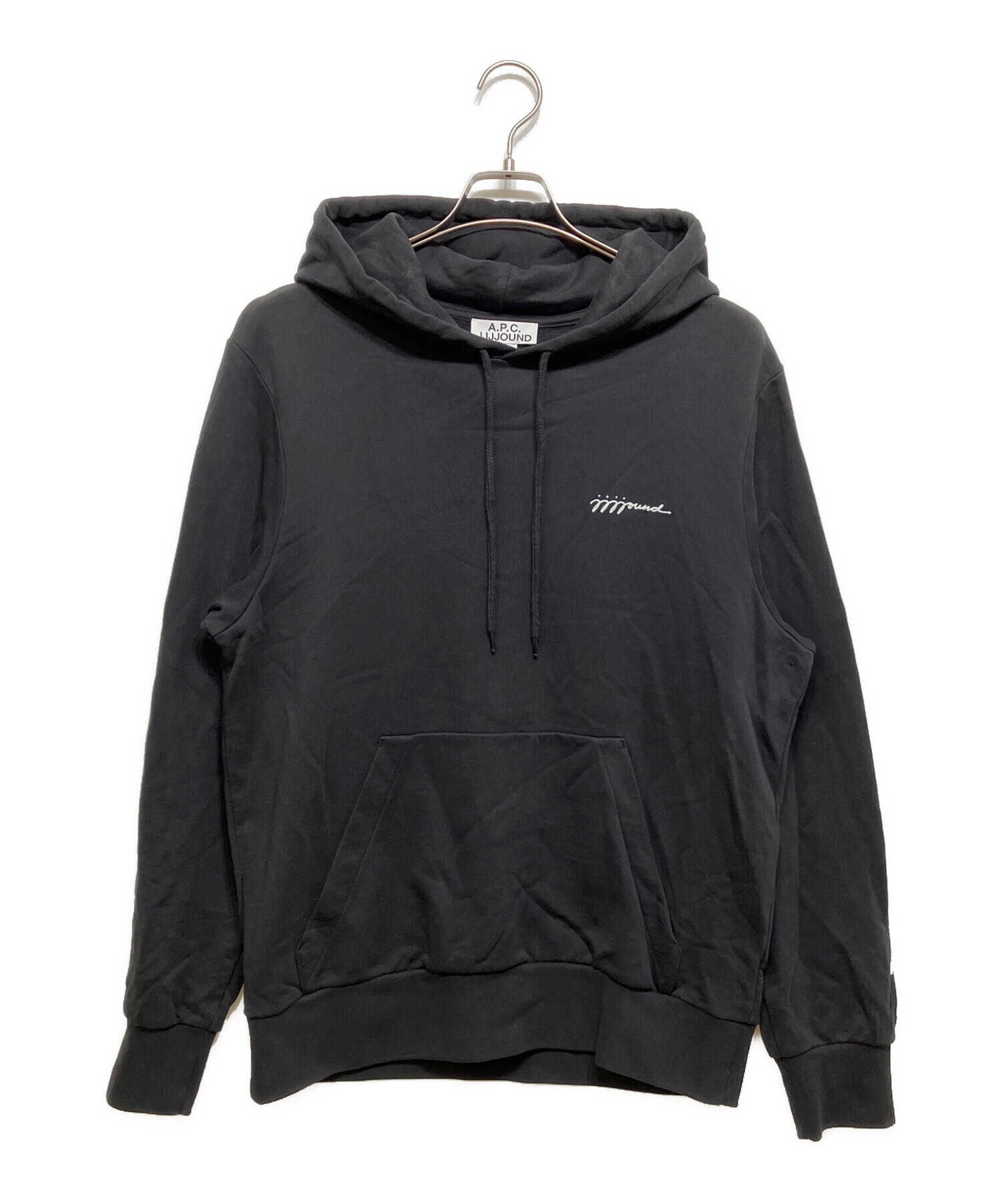 90s フランス製 初期 A.P.C. アーペーセー ジップパーカー 短丈 黒 中古・古着通販】A.P.C. (アーペーセー) JJJJound (ジョウンド) コラボ