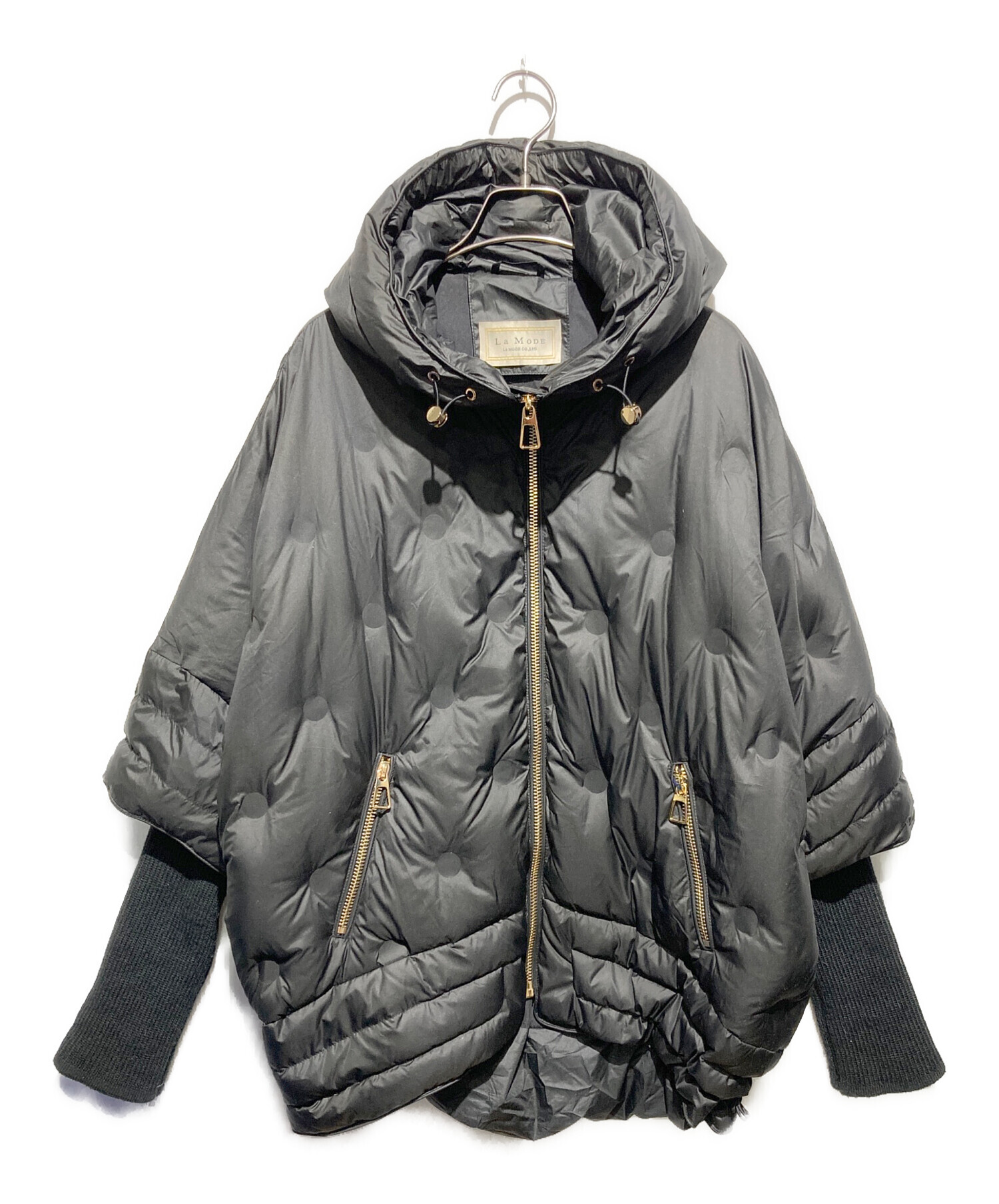 中古・古着通販】La MODE (ラモード) ニットドッキングドットダウン 