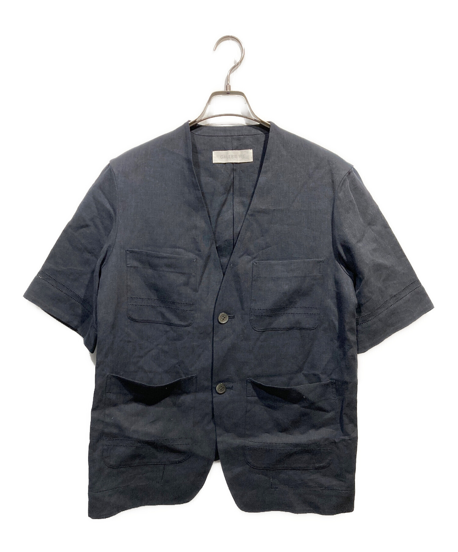 中古・古着通販】GALERIE VIE (ギャルリーヴィー) リブコンビフレンチ