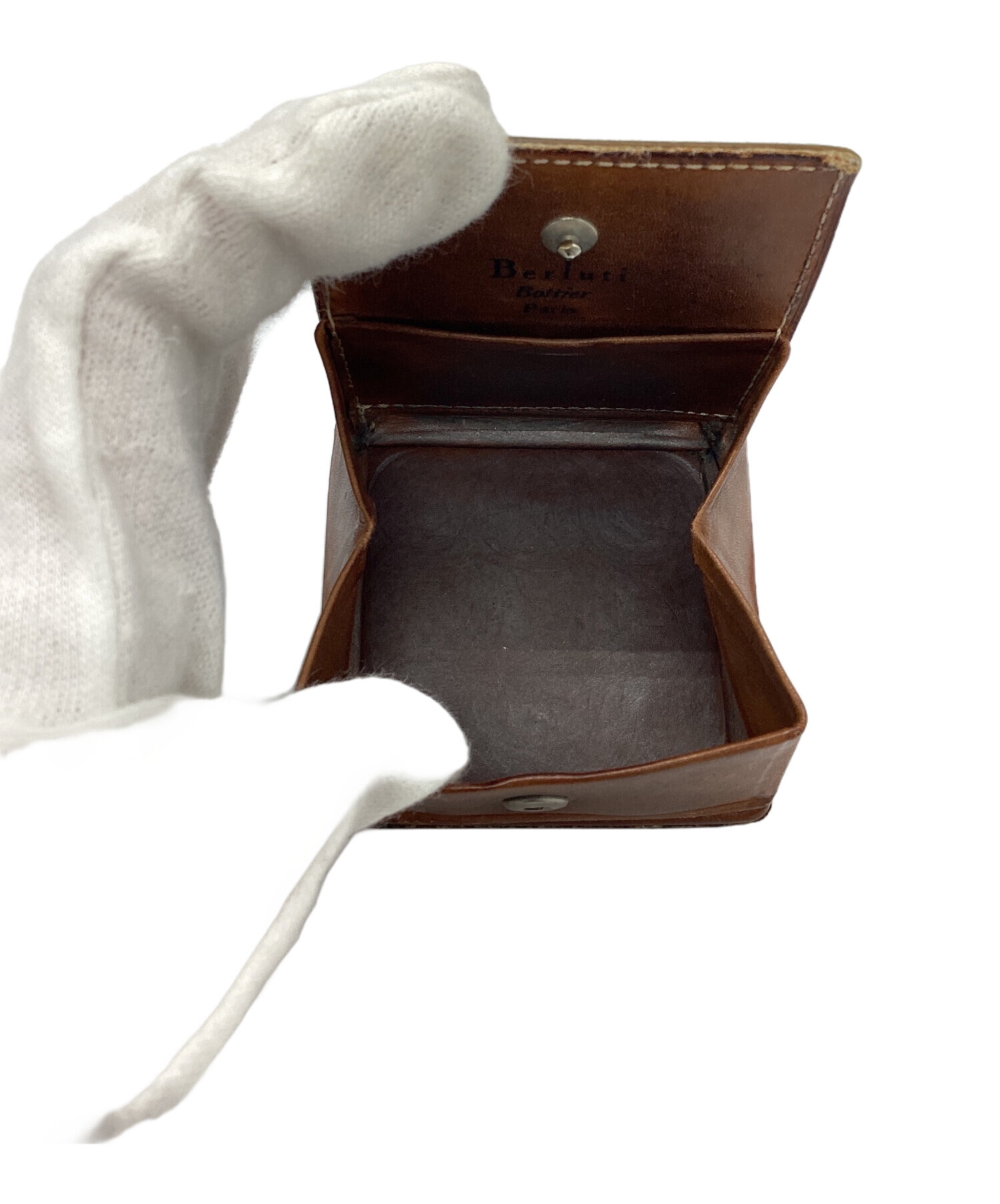 中古・古着通販】Berluti (ベルルッティ) レザーコインケース ブラウン