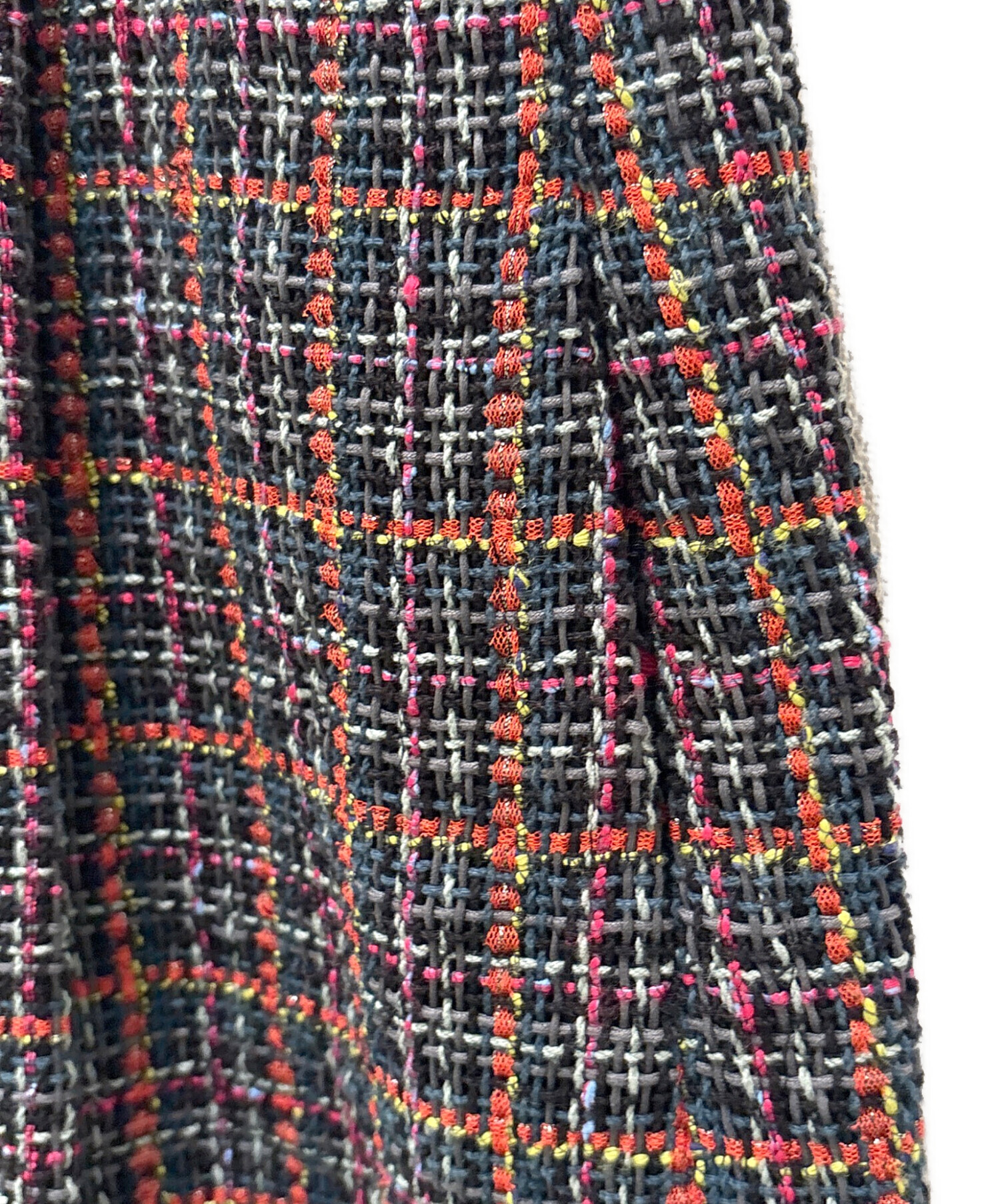 中古・古着通販】CHANEL (シャネル) ツイードスカート マルチカラー