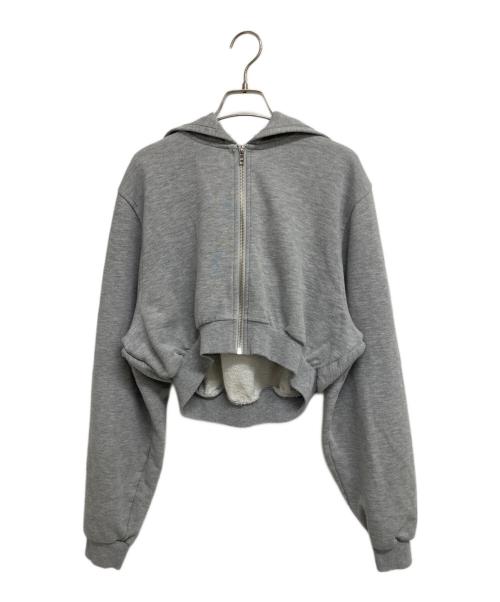 Sweet Escape Zip Up Hoodie グレー クロップド 中古・古着通販】alo (アロ) Sweet Escape Zip Up Hoodie グレー