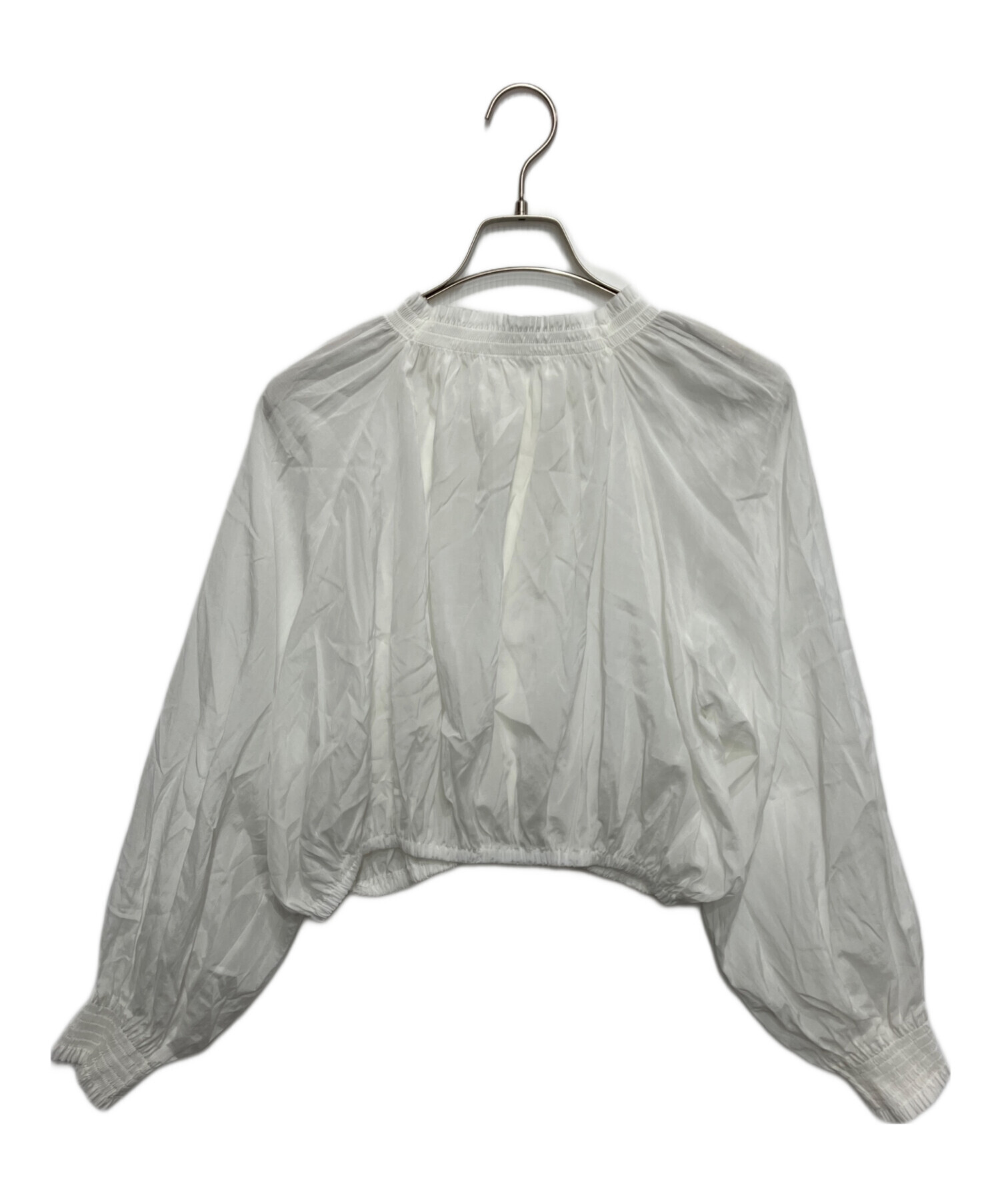 中古・古着通販】Plage (プラージュ) mini blouson ブラウス ホワイト