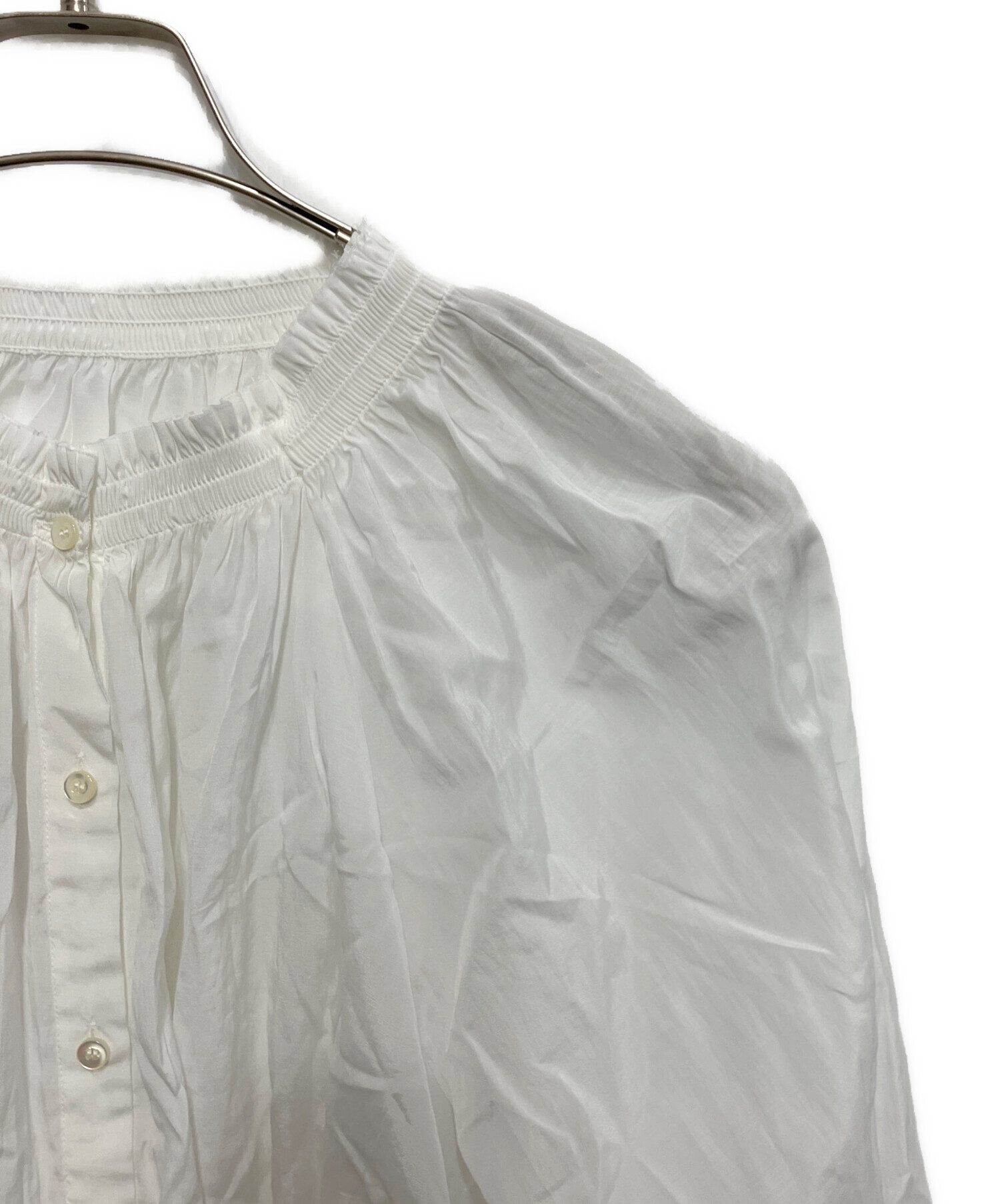 中古・古着通販】Plage (プラージュ) mini blouson ブラウス ホワイト