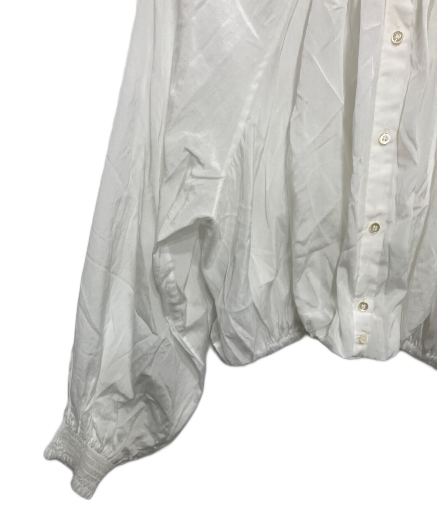 プラージュ　美品！ミニブルゾンブラウス 中古・古着通販】Plage (プラージュ) mini blouson ブラウス ホワイト