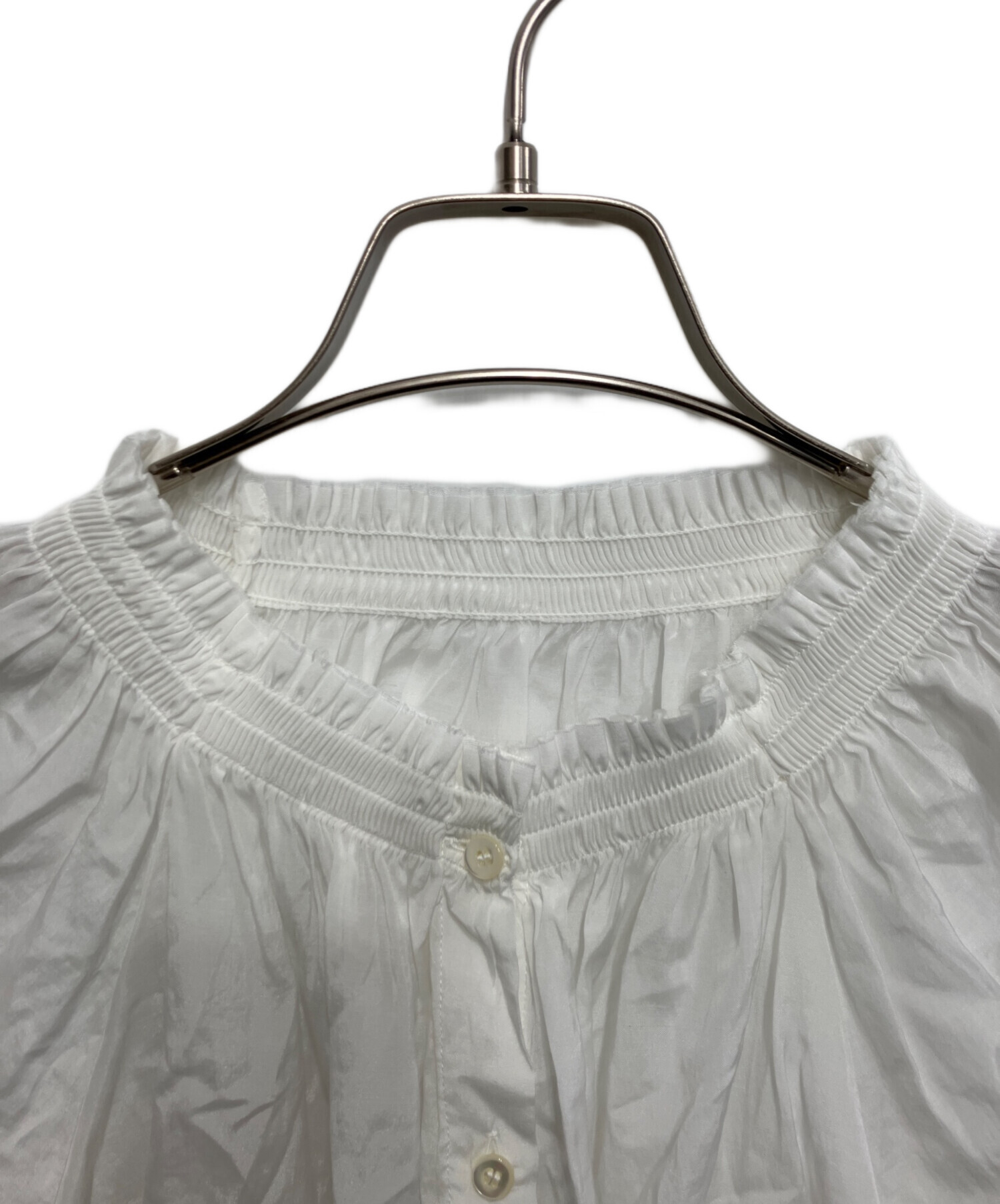 プラージュ　美品！ミニブルゾンブラウス 中古・古着通販】Plage (プラージュ) mini blouson ブラウス ホワイト