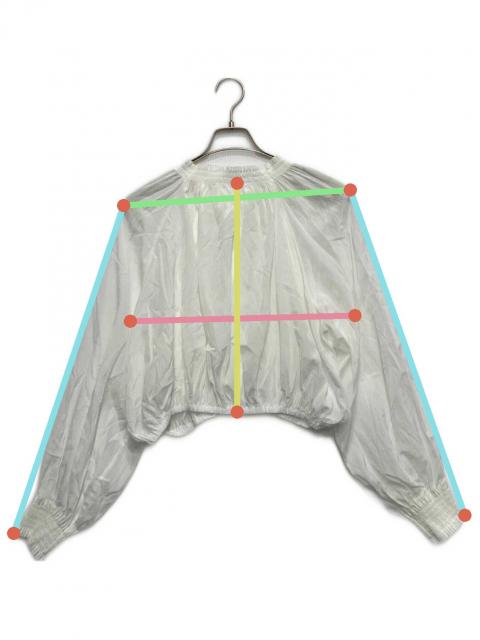 中古・古着通販】Plage (プラージュ) mini blouson ブラウス ホワイト