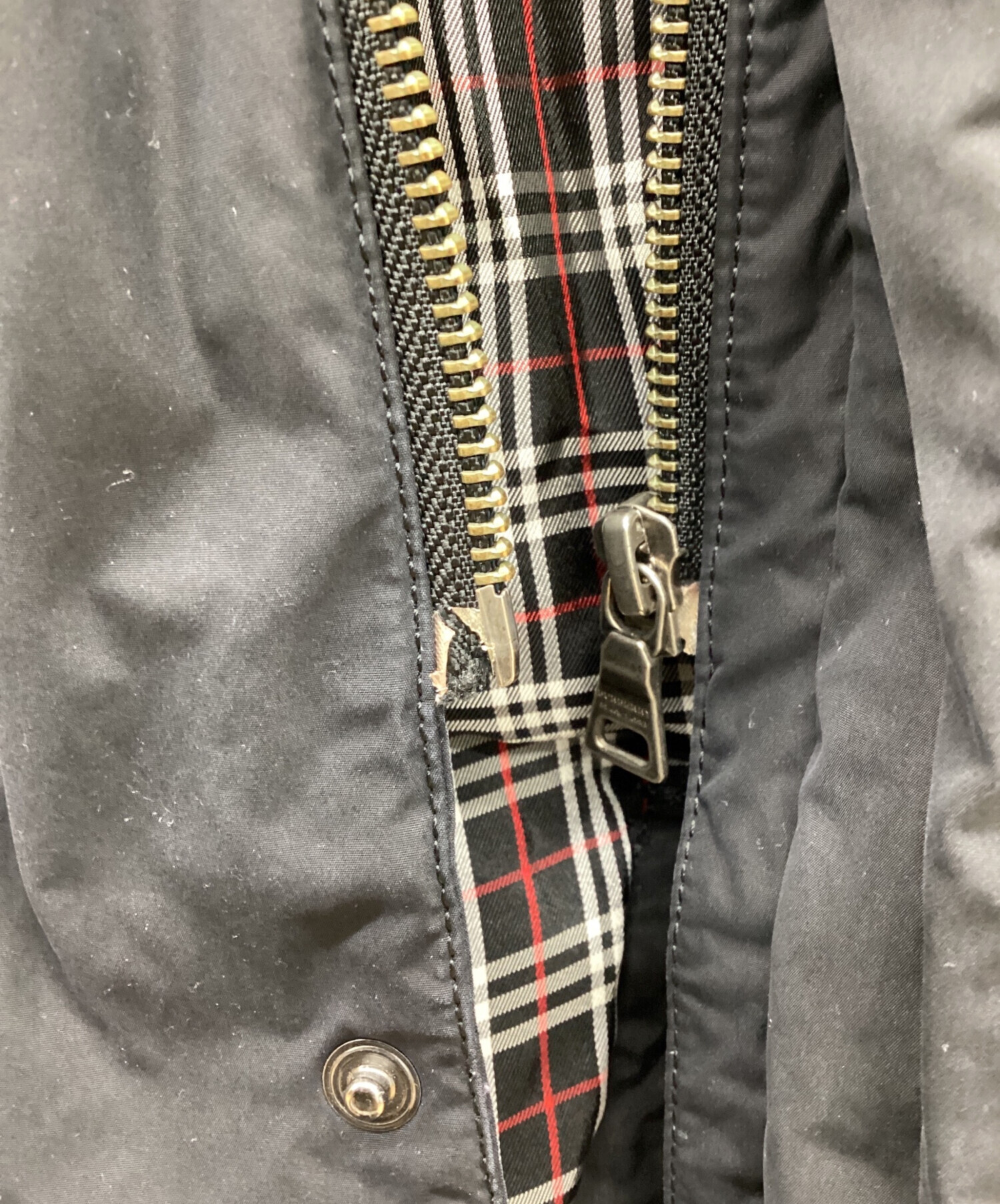 レア！BURBERRY ブラック 中綿コート 中古・古着通販】BURBERRY BLACK LABEL (バーバリーブラックレーベル