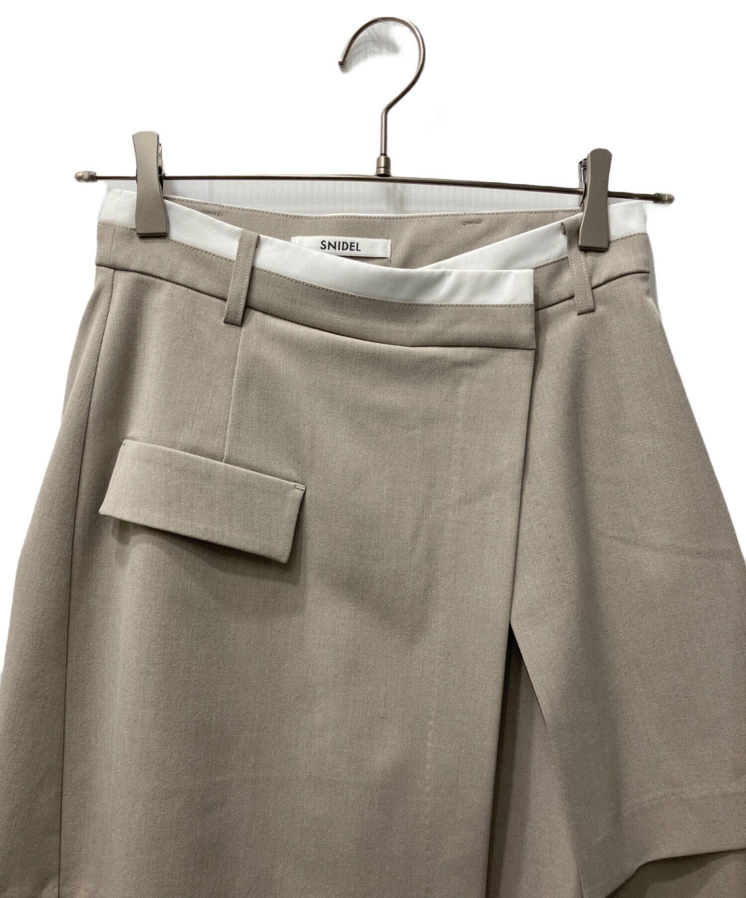 中古・古着通販】Snidel (スナイデル) レイヤードデザインパンツ