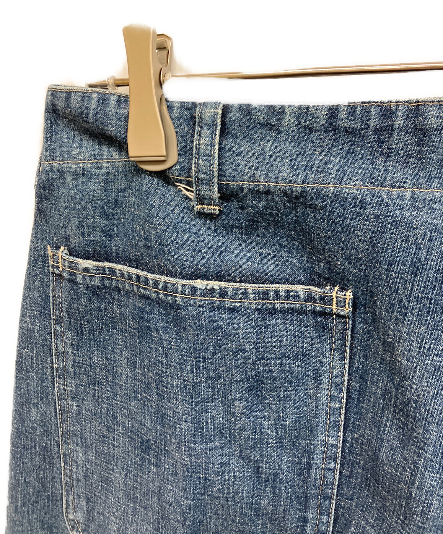 中古・古着通販】chimala (チマラ) ワイドストレートデニムパンツ