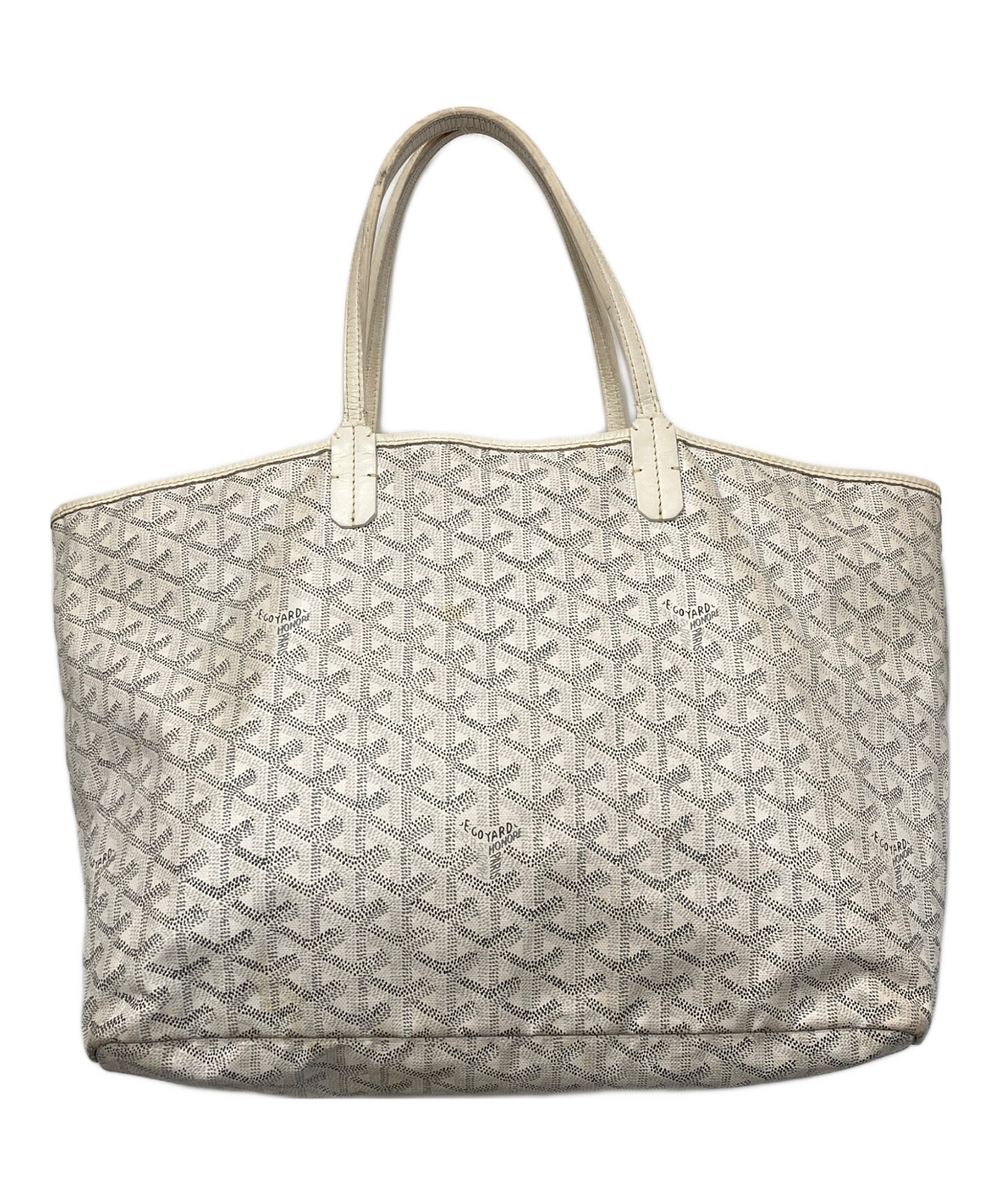 中古・古着通販】GOYARD (ゴヤール) サンルイPM トートバッグ ホワイト
