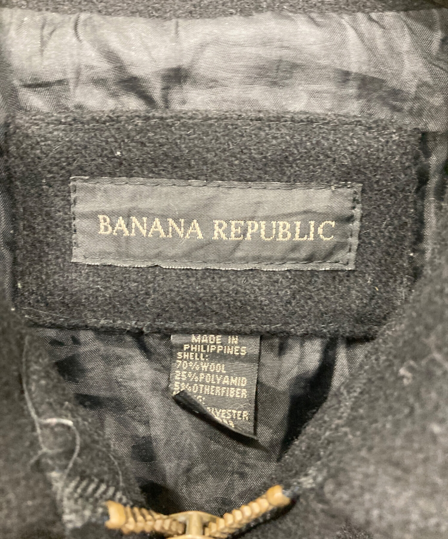 BANANA REPUBLIC ジップ ジャケット　ブルゾン 中古・古着通販】BANANA REPUBLIC (バナナリパブリック) ジップ