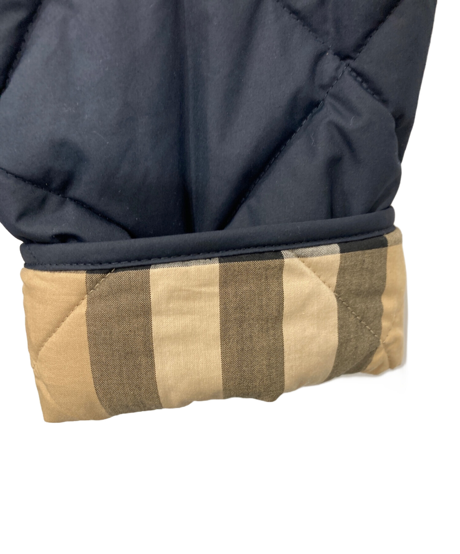 中古・古着通販】BURBERRY (バーバリー) ノーカラーキルティング