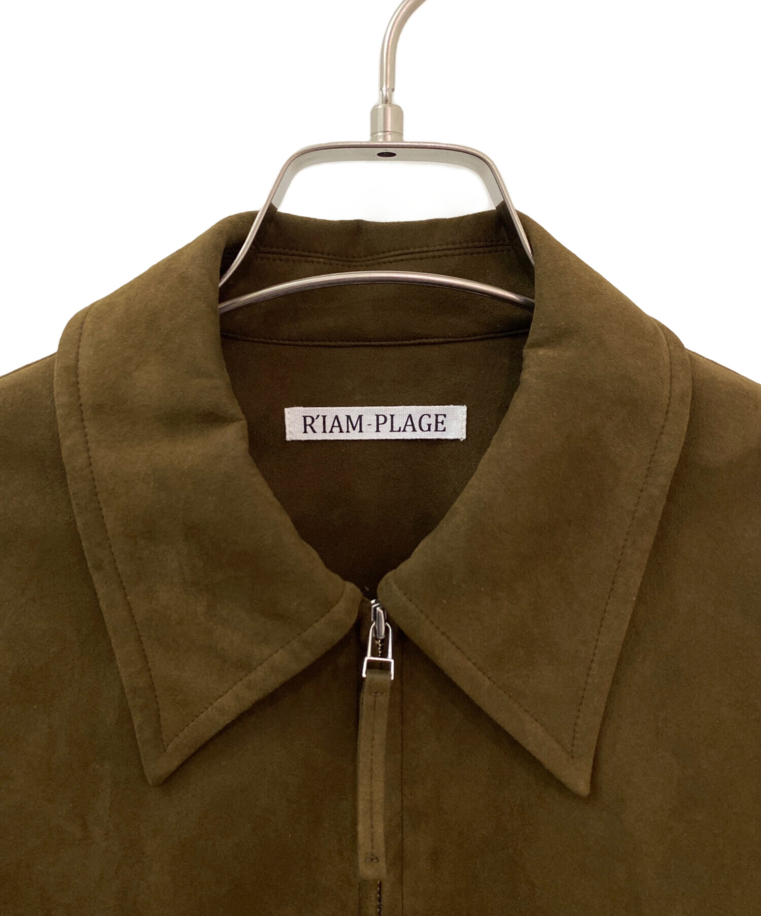 Plage R’IAM スウェードブルゾン 36 プラージュ Plage 《追加》R'IAM スウェードブルゾン （ブラウン