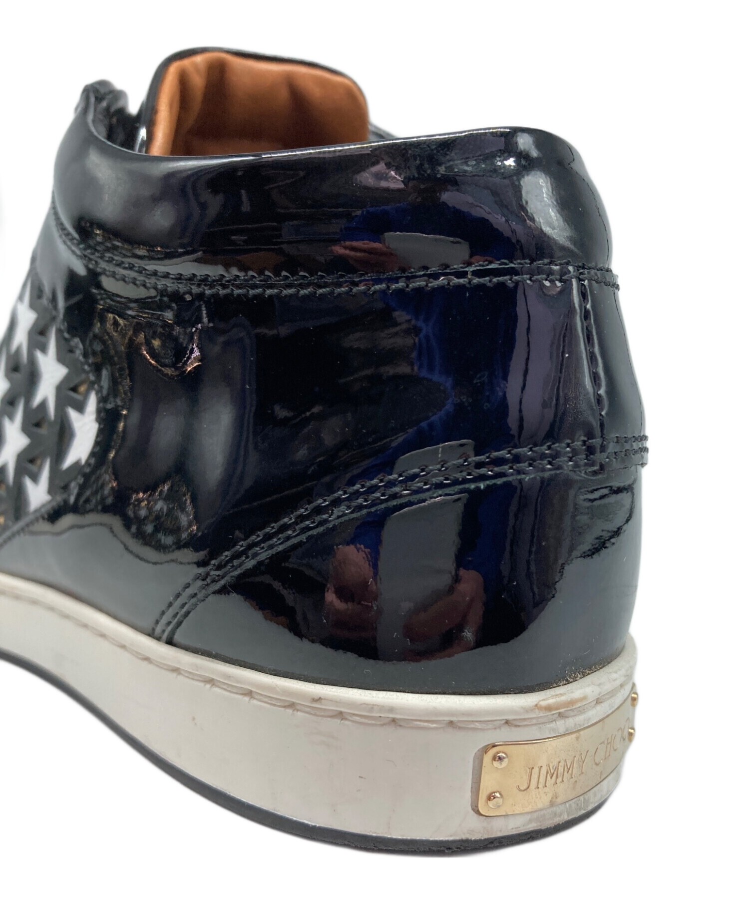 中古・古着通販】JIMMY CHOO (ジミーチュウ) ミッドカットスニーカー