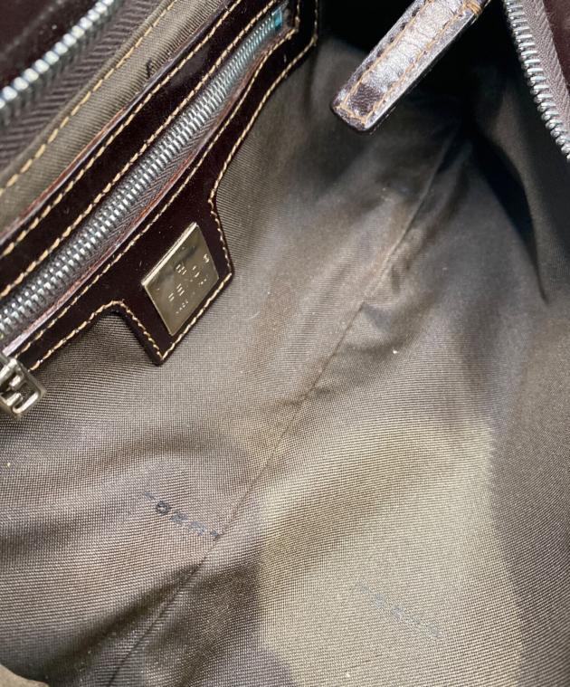 中古・古着通販】FENDI (フェンディ) ビーズバケットバッグ グリーン