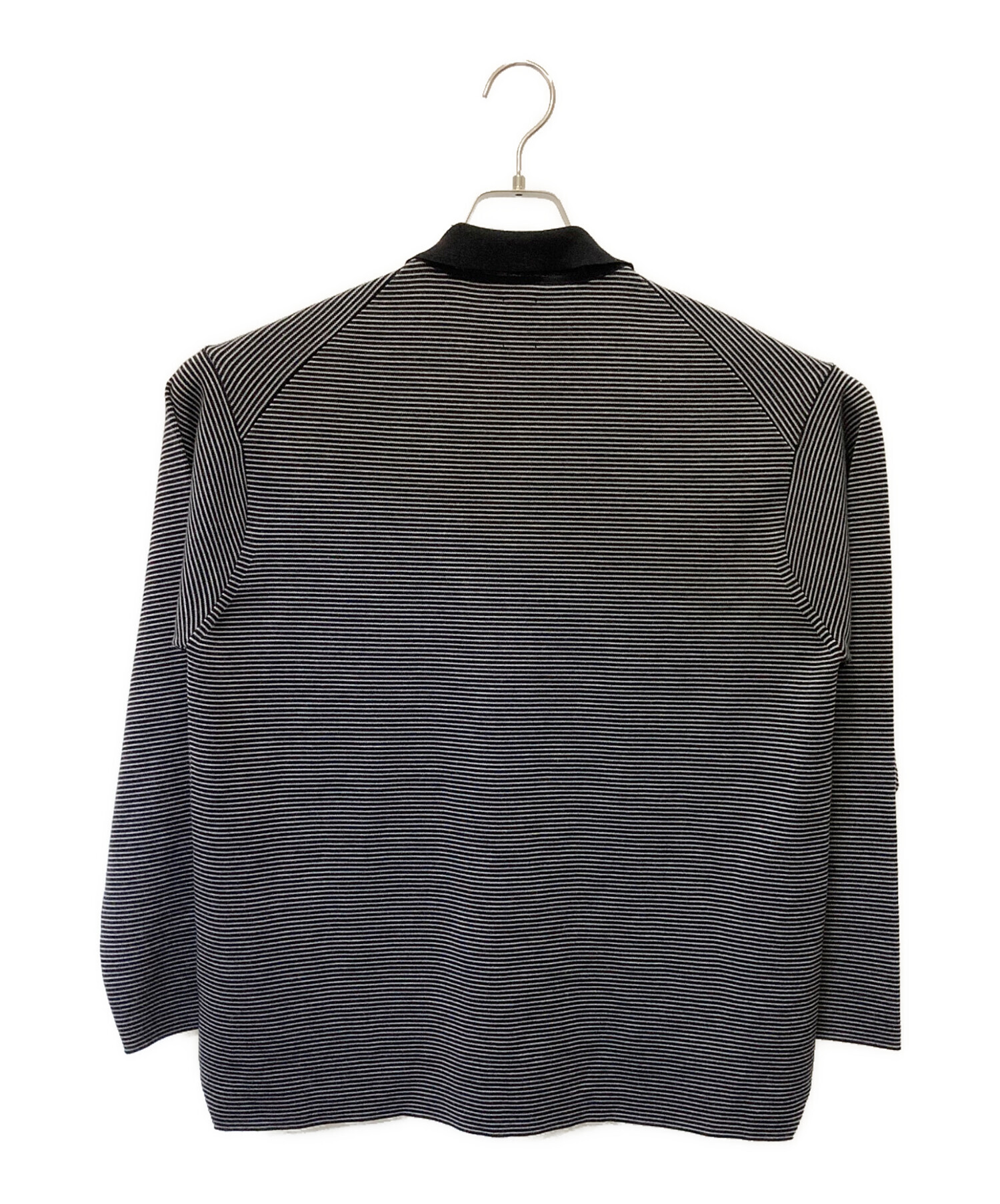 中古・古着通販】BATONER (バトナ―) 32G SMOOTH WOOL POLO HALF ZIP
