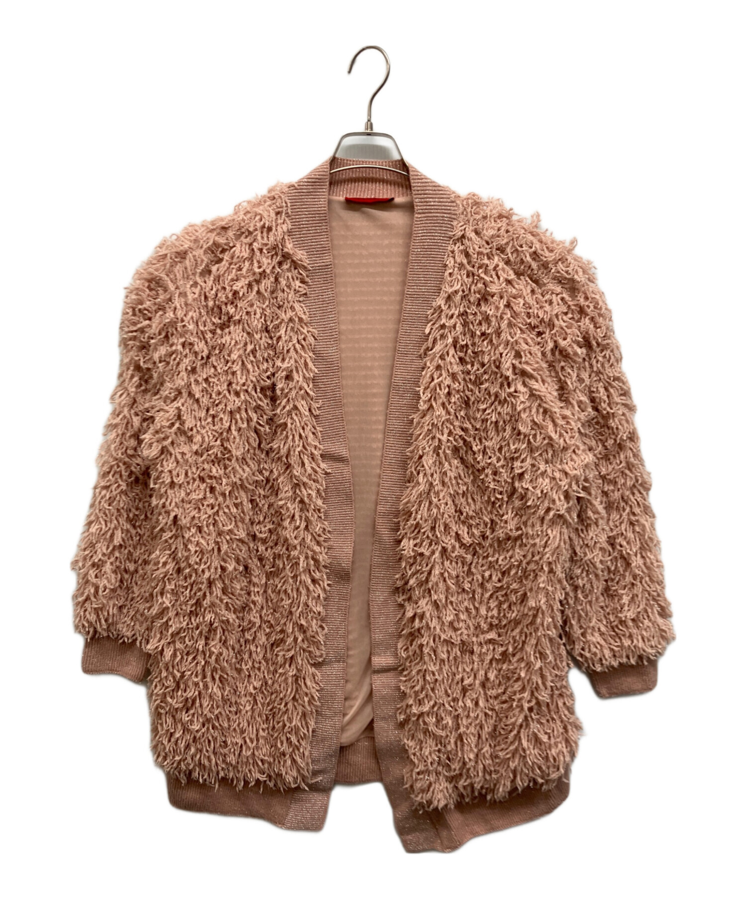 MAX&Co ホワイト レース編み カーディガン　美品✨ 中古・古着通販】MAX&Co. (マックスアンドコー) ラメシャギー