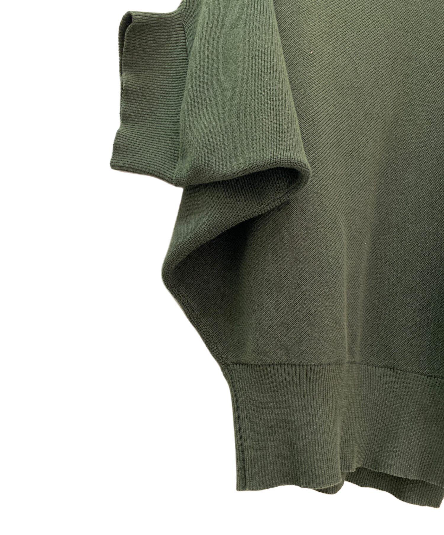 中古・古着通販】sacai (サカイ) ドルマンスリーブニット グリーン