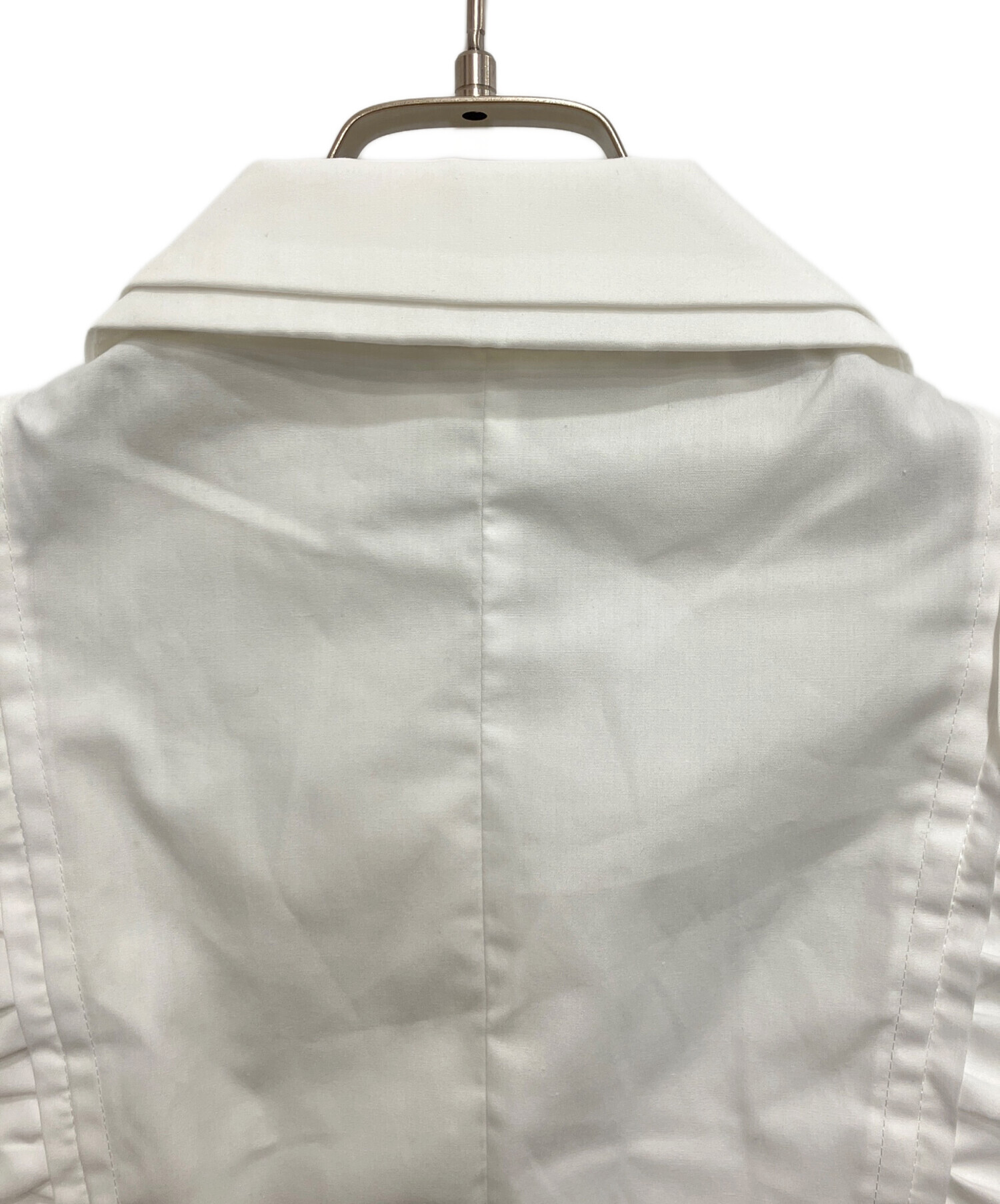 中古・古着通販】Snidel (スナイデル) ノースリクロップドフリルシャツ