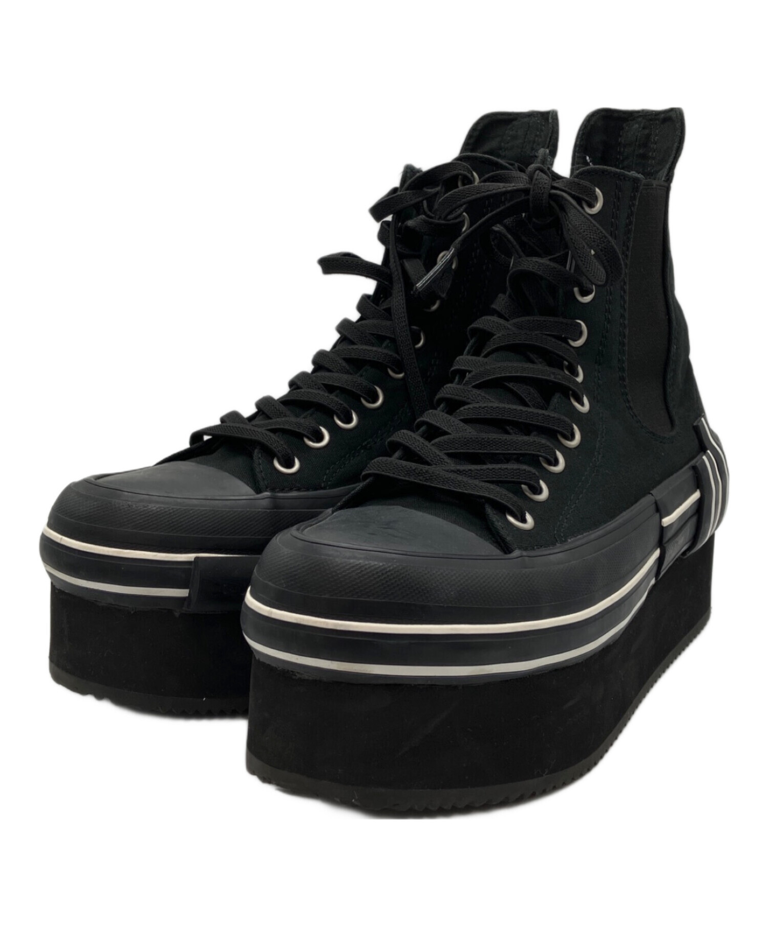 LIMI feu リミフー スニーカー レディース 【古着】【中古】 中古・古着通販】LIMI feu (リミフゥ) キャンバス プラットフォーム