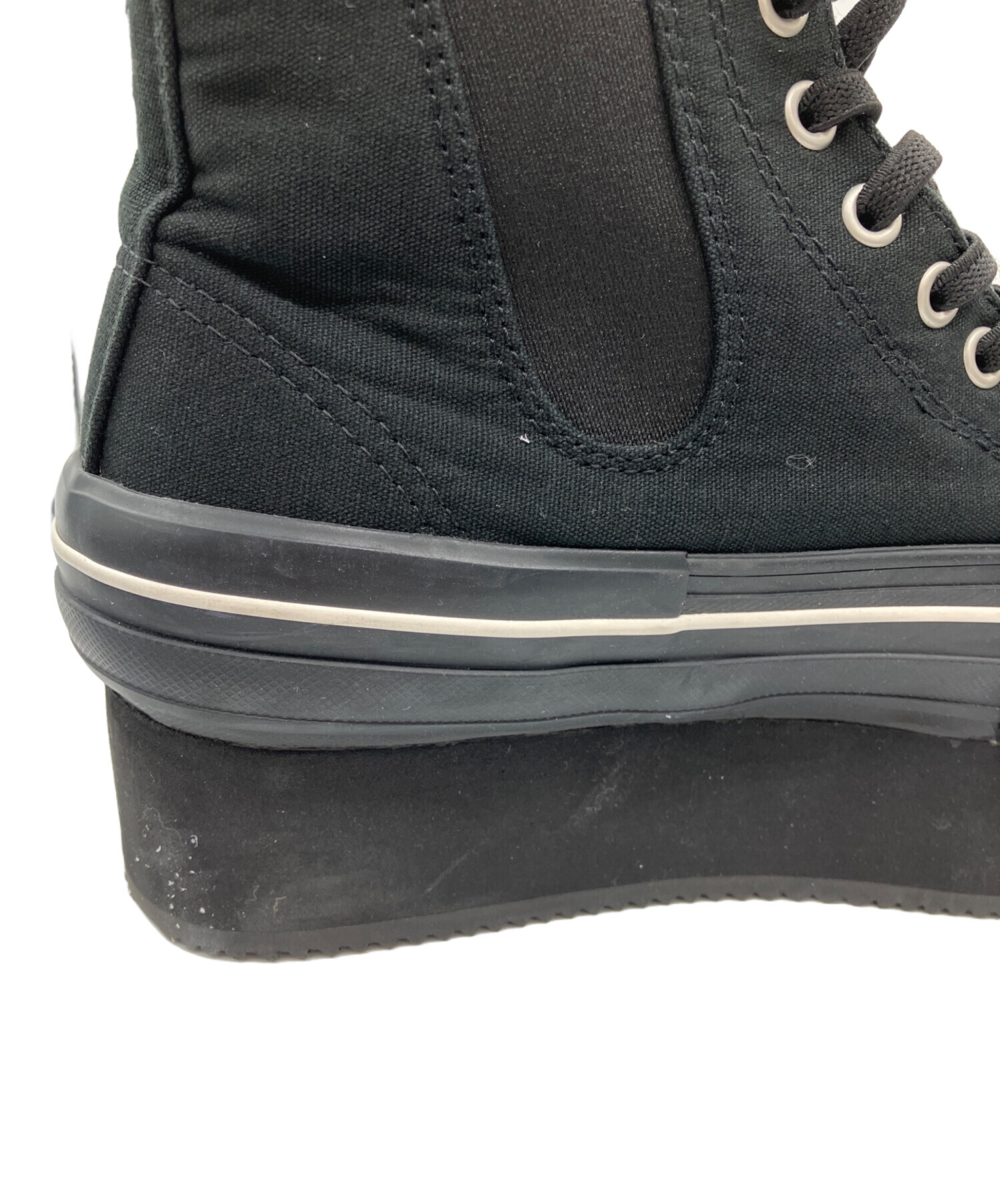 中古・古着通販】LIMI feu (リミフゥ) キャンバス プラットフォーム