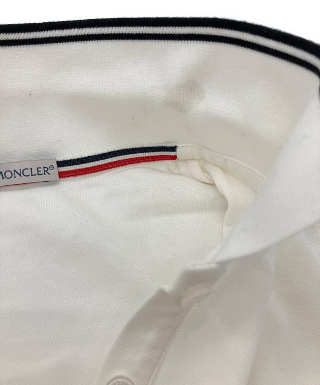 中古・古着通販】MONCLER (モンクレール) ポロシャツ ホワイト サイズ