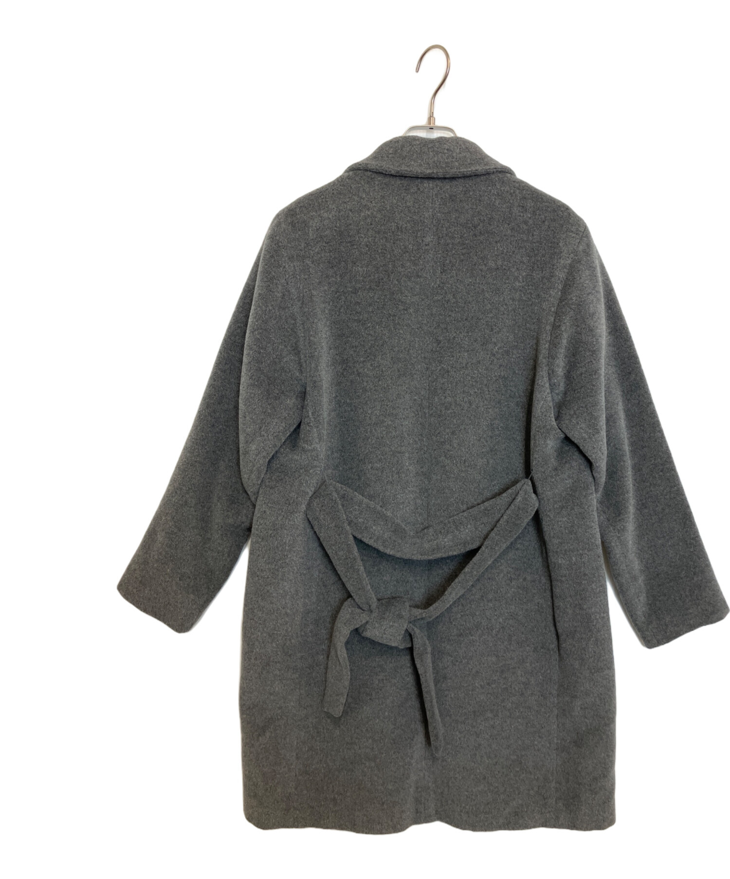 中古・古着通販】MORABITO (モラビト) ウールアルパカコート グレー