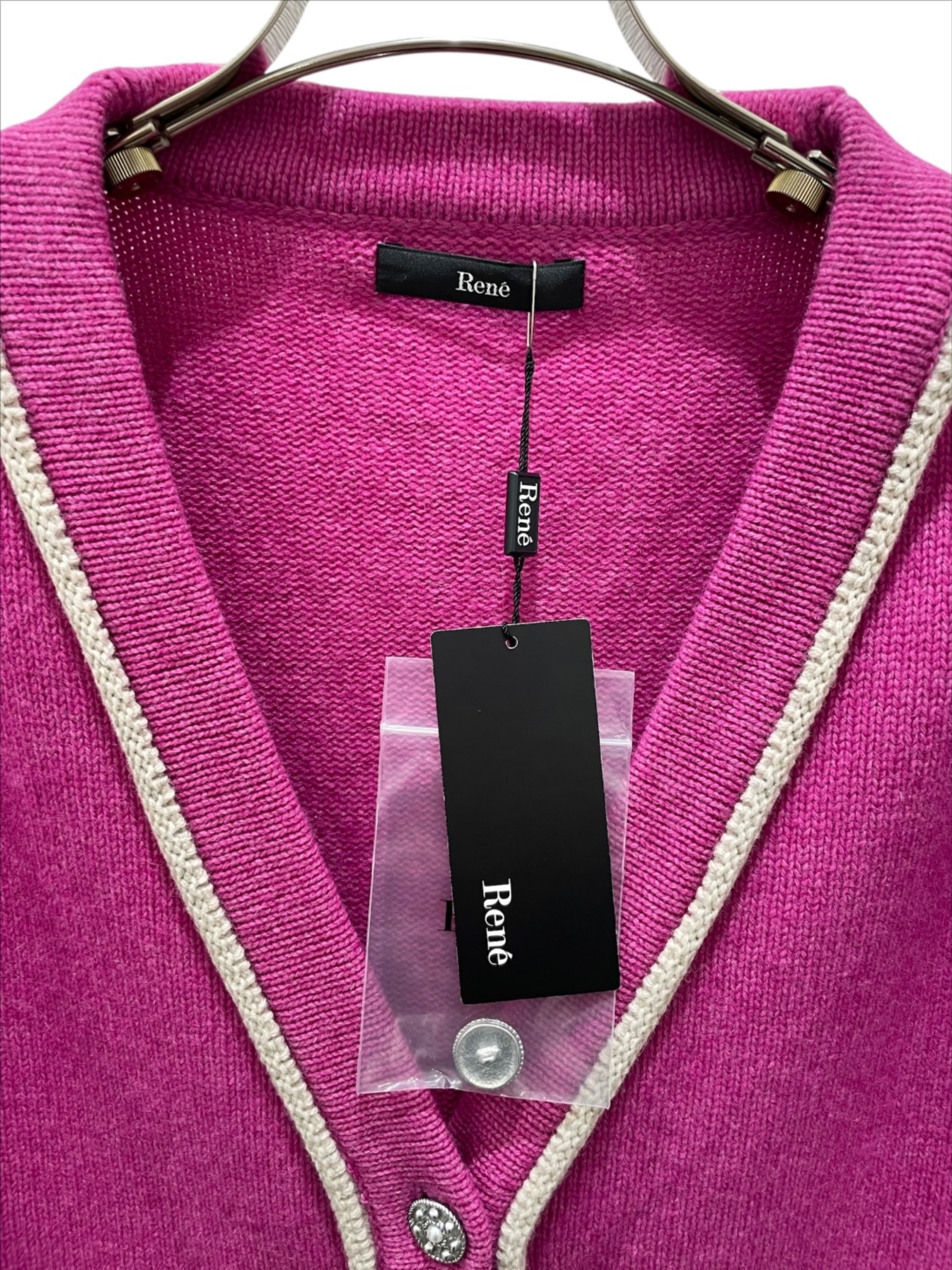 中古・古着通販】Rene (ルネ) カーディガンケープ パープル サイズ:36