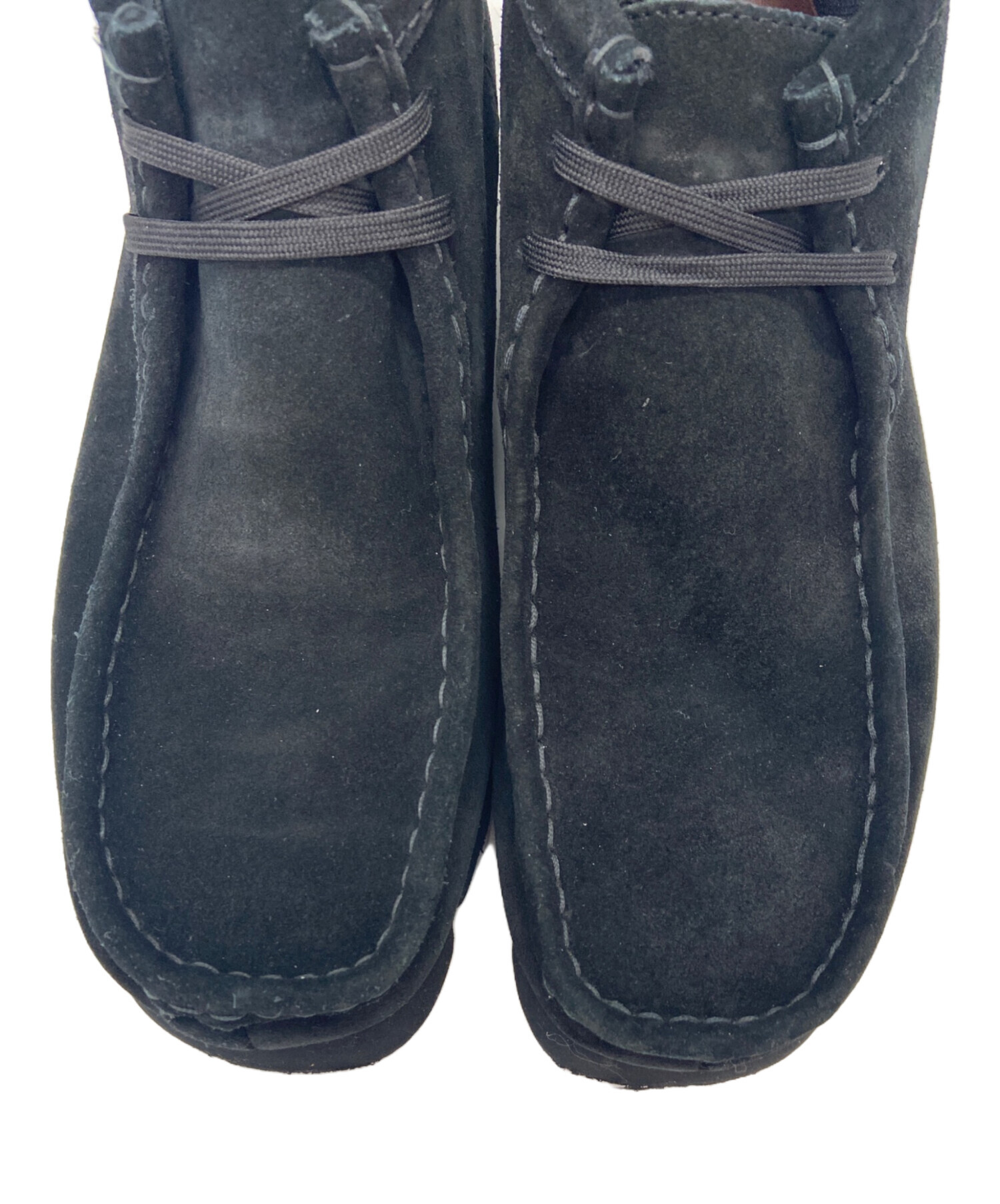 中古・古着通販】CLARKS (クラークス) ワラビーブーツ ブラック サイズ