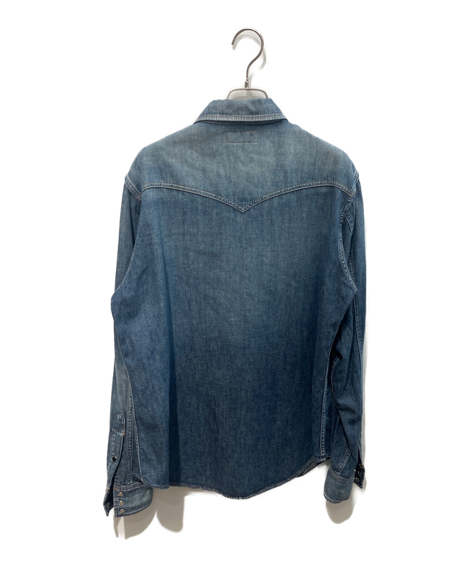 SAINT LAURENT ウエスタンシャツ 中古・古着通販】Saint Laurent Paris (サンローランパリ) デニム