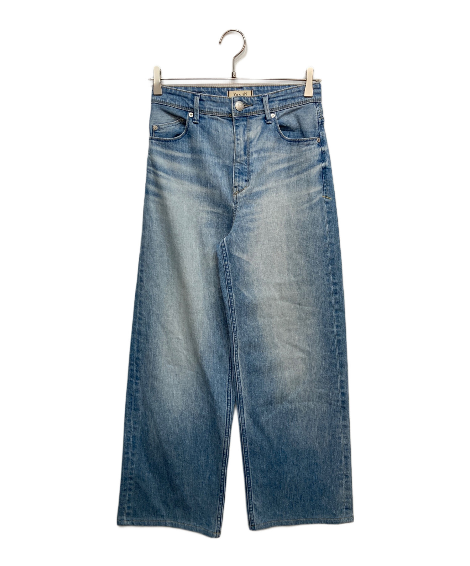 YANUK ワイドストレート LILITH ワンウォッシュインディゴ 21 YANUK（ヤヌーク） リリス（ワイドストレート）OWI レディース LILITH