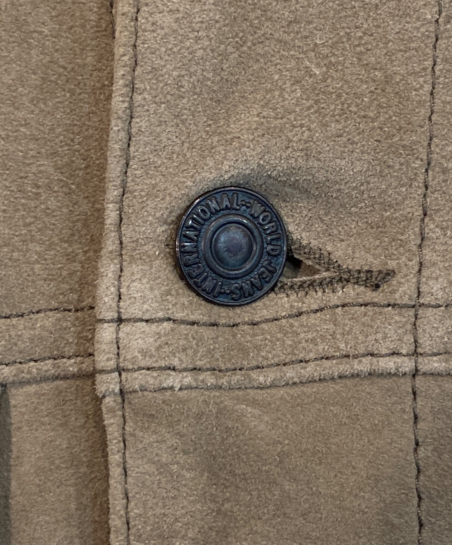 中古・古着通販】M.I.D.A. (ミダ) スウェードジャケット ブラウン