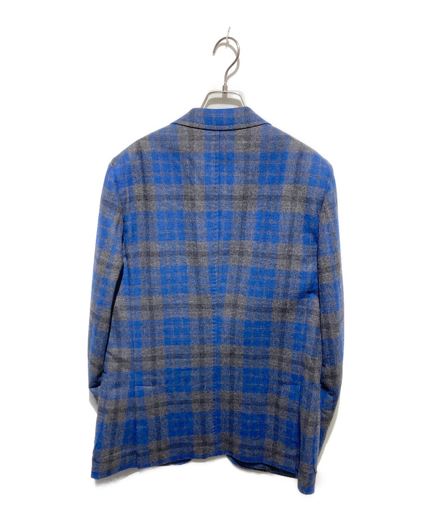 ISAIA イザイア カシミア混 ウール ジャケット ネイビー 46 Used 中古・古着通販】ISAIA (イザイア) cortina カシミヤ混3Bジャケット