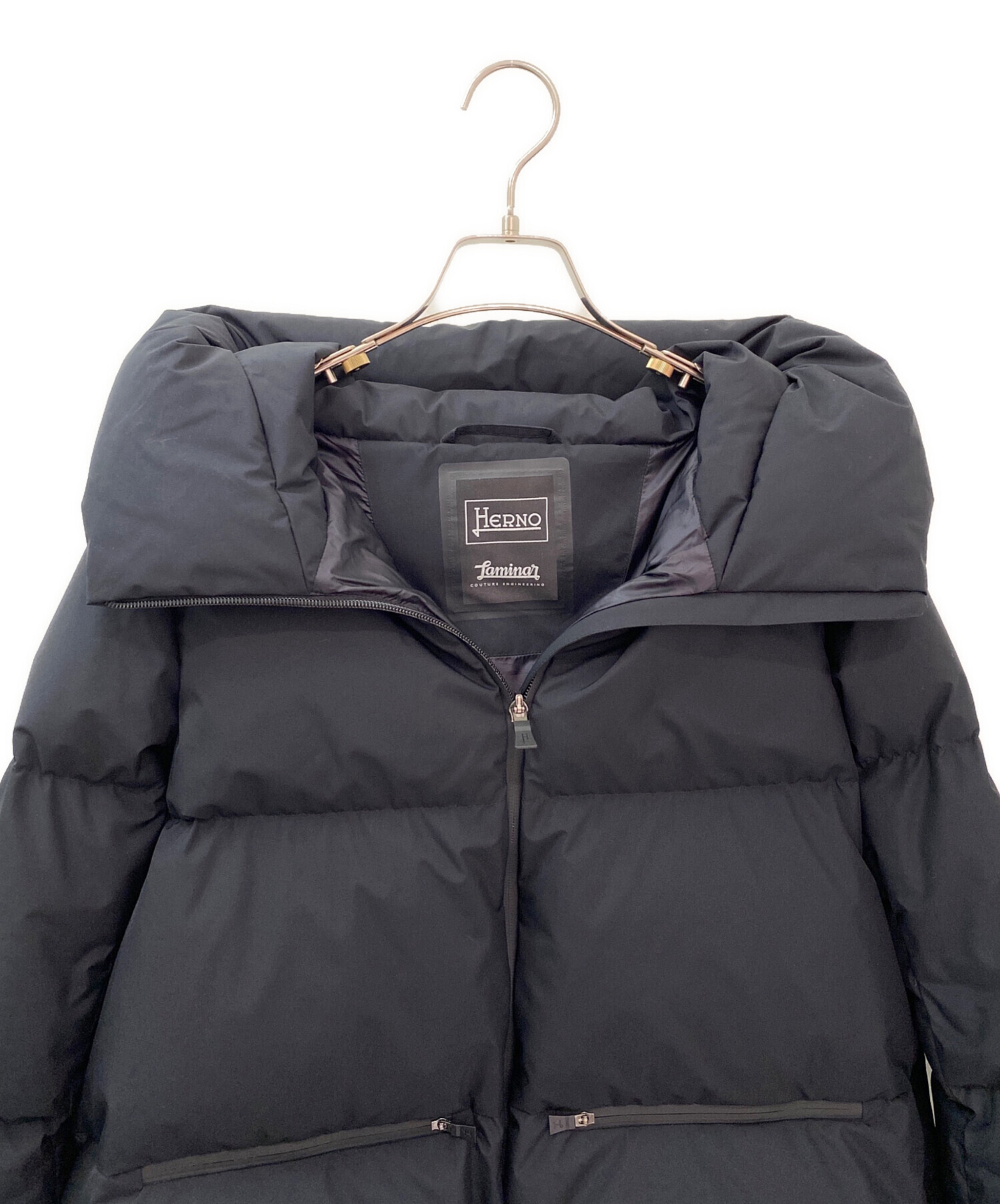 未使用に近い★ヘルノ　ラミナー　ゴアテックス　裏ボア　ダウンジャケット　38 HERNO ヘルノ Laminar ラミナー [秋冬] ダウンジャケット ゴアテックス