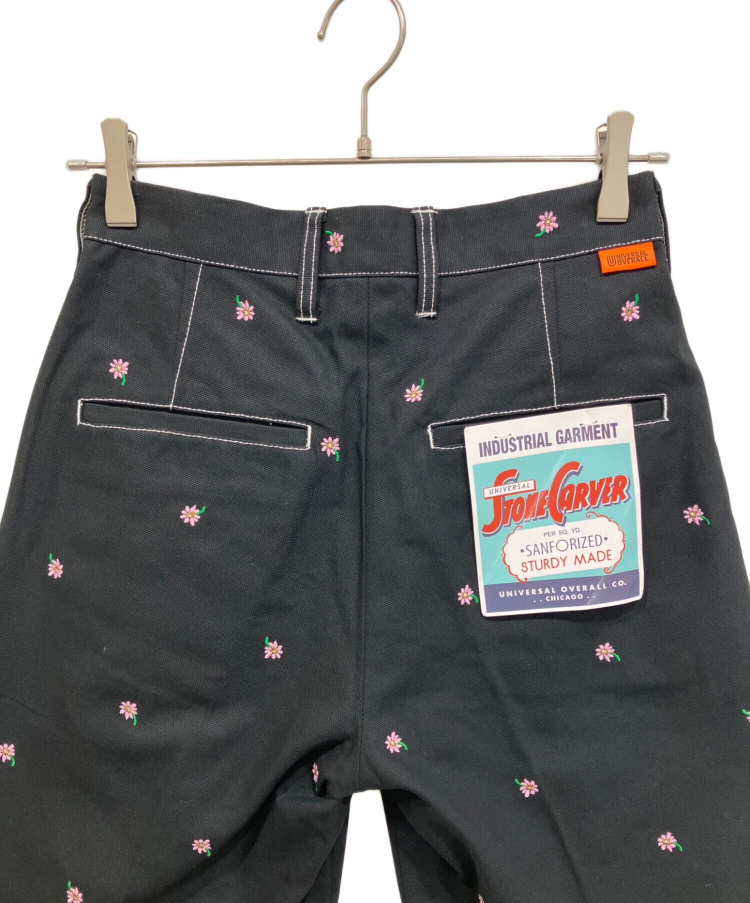 NON TOKYO カバーオール　花刺繍 UNIVERSAL OVERALL 中古・古着通販】UNIVERSAL OVERALL (ユニバーサルオーバーオール) NON