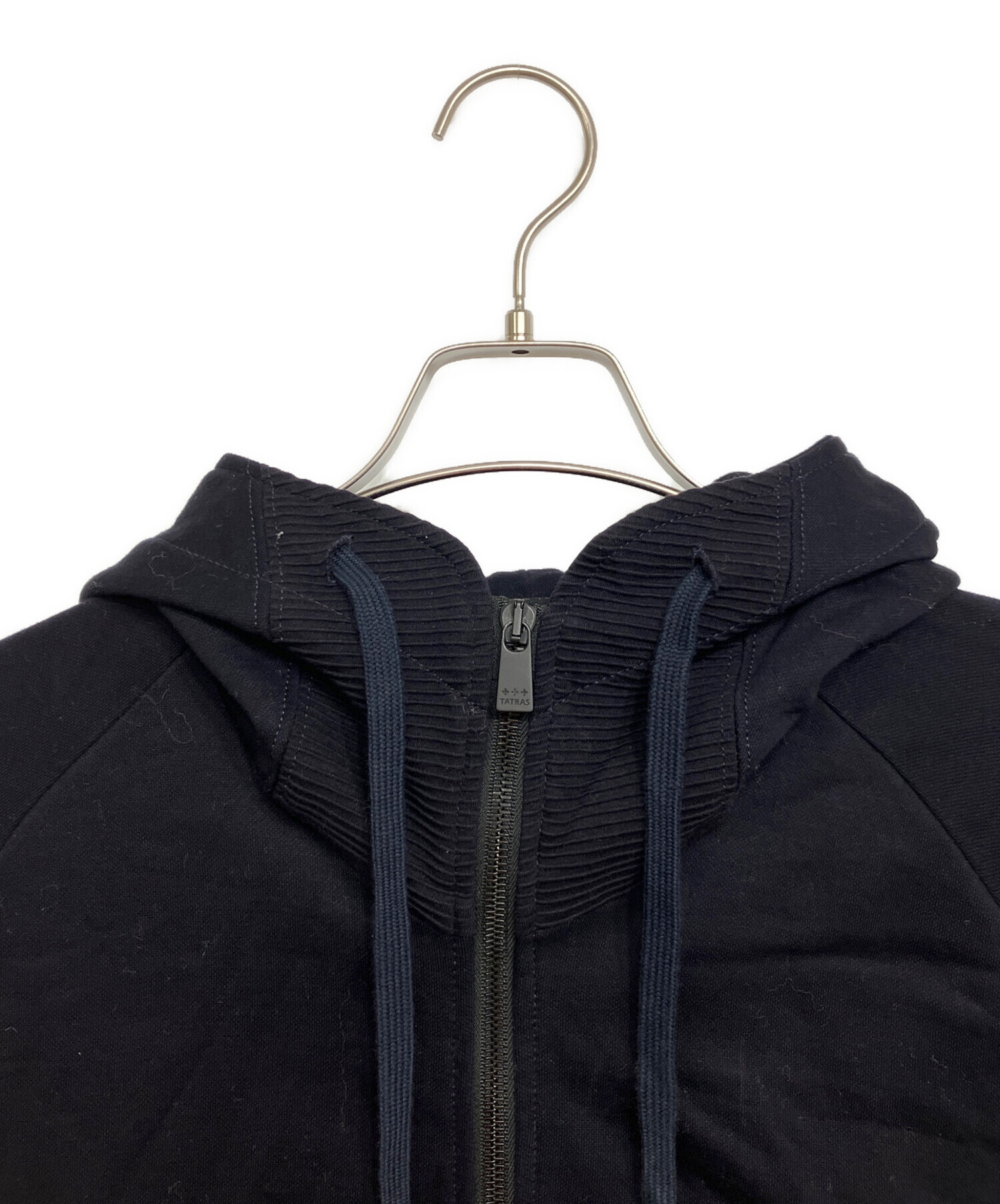 中古・古着通販】TATRAS (タトラス) ジップパーカー ブラック サイズ:2