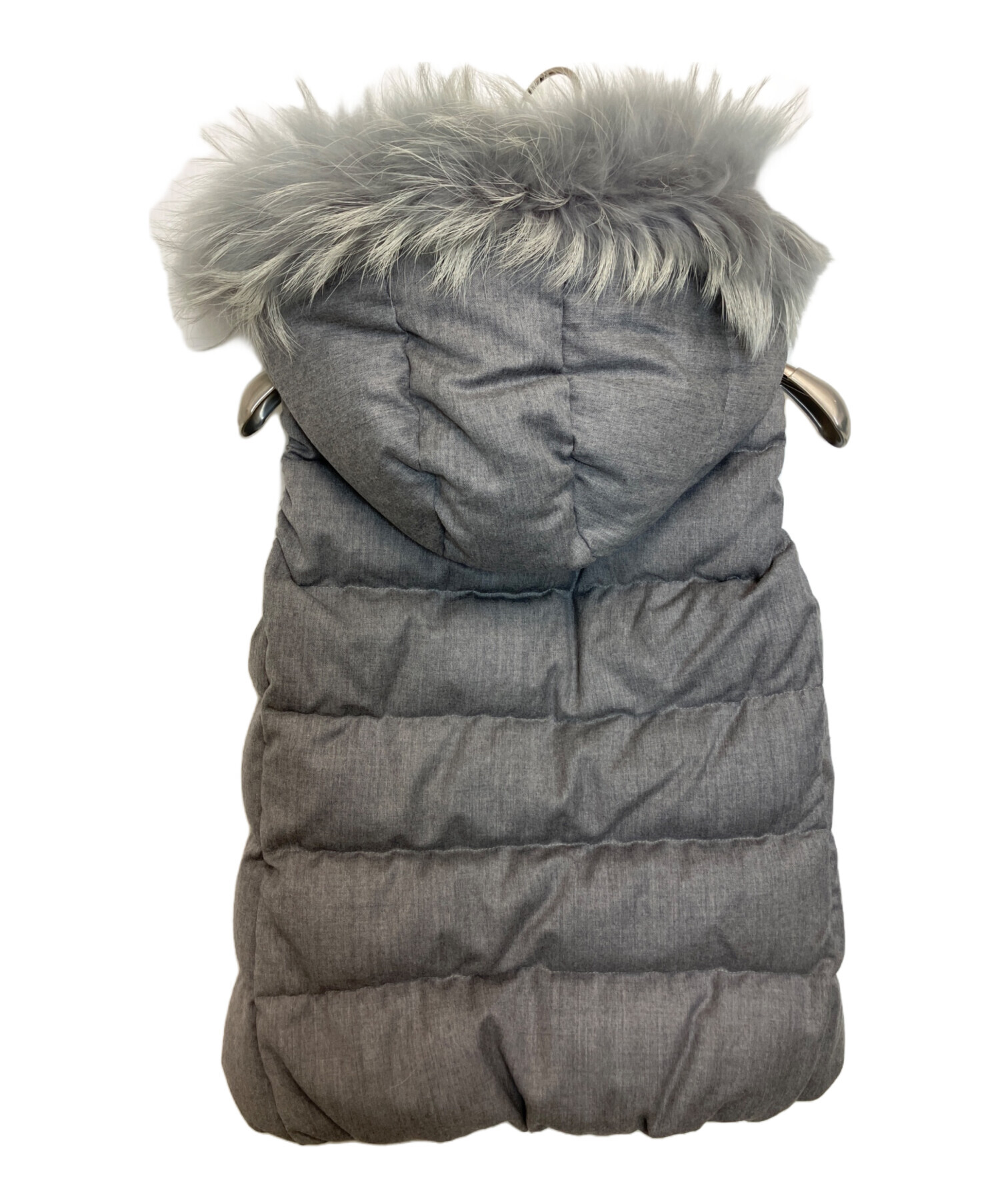 中古・古着通販】TATRAS (タトラス) ショートダウンベスト グレー