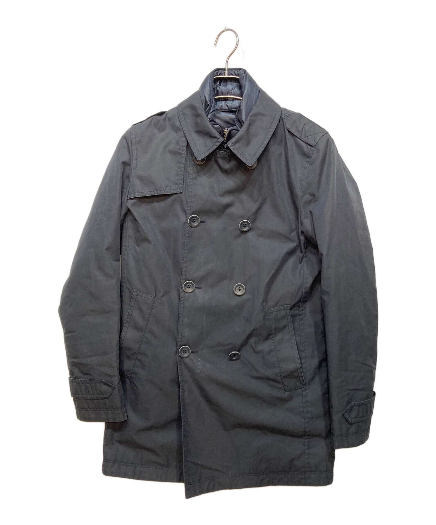 中古・古着通販】HERNO (ヘルノ) ダウントレンチコート ネイビー