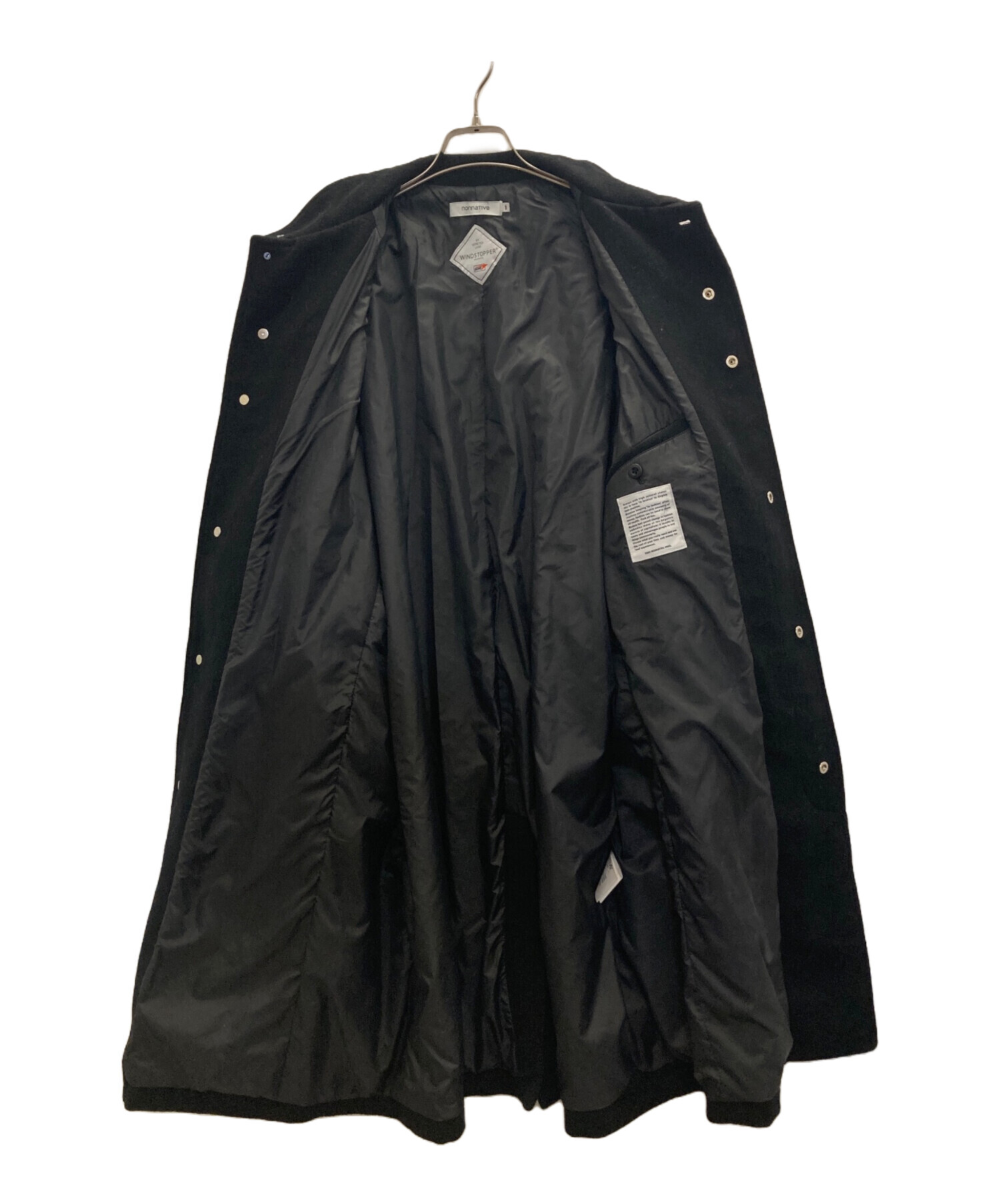 中古・古着通販】nonnative (ノンネイティブ) STRANGER LONG COAT WOOL