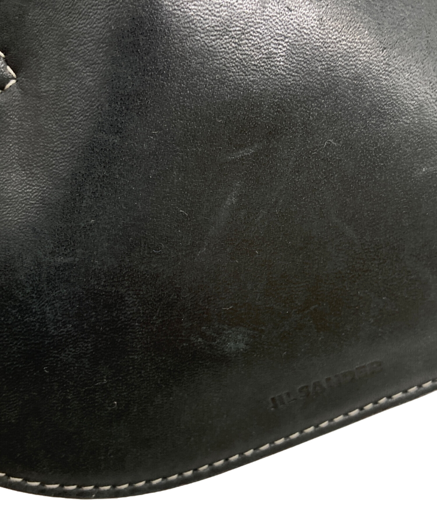中古・古着通販】JIL SANDER (ジルサンダー) HEART POUCH ブラック
