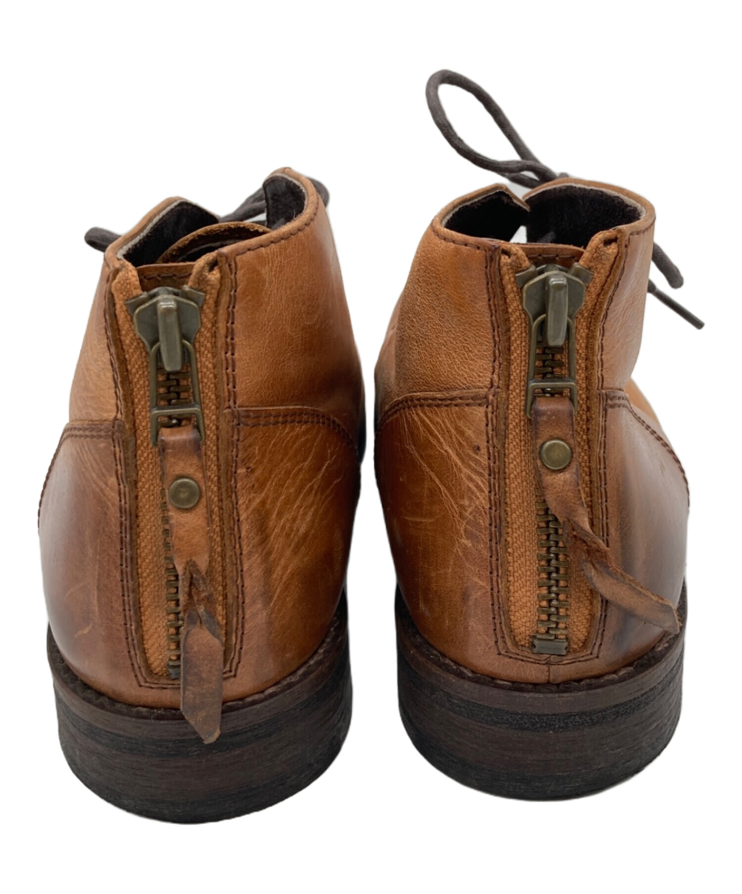 中古・古着通販】PADRONE (パドローネ) BACK ZIP CHUKKA BOOTS/バック