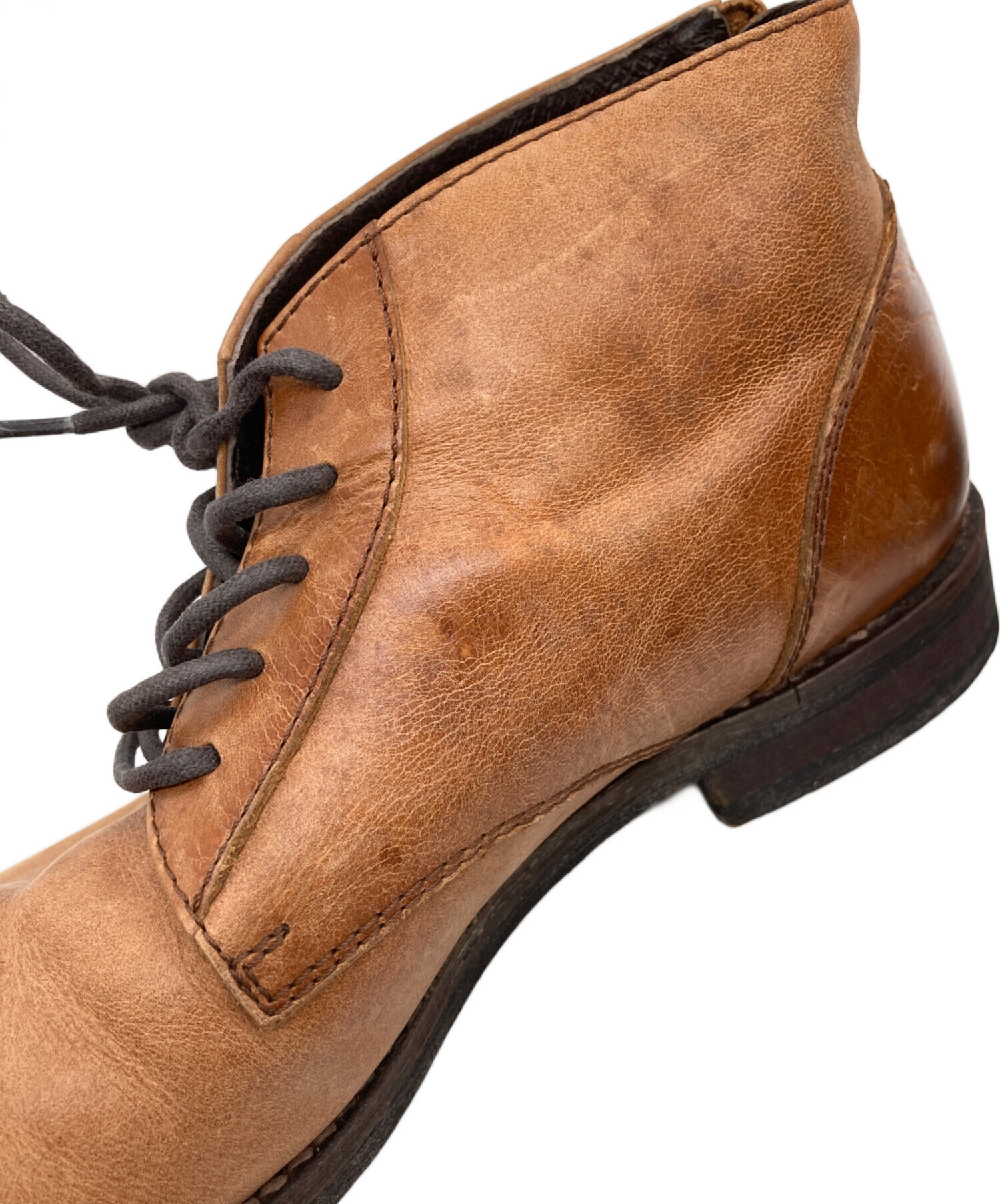 中古・古着通販】PADRONE (パドローネ) BACK ZIP CHUKKA BOOTS/バック