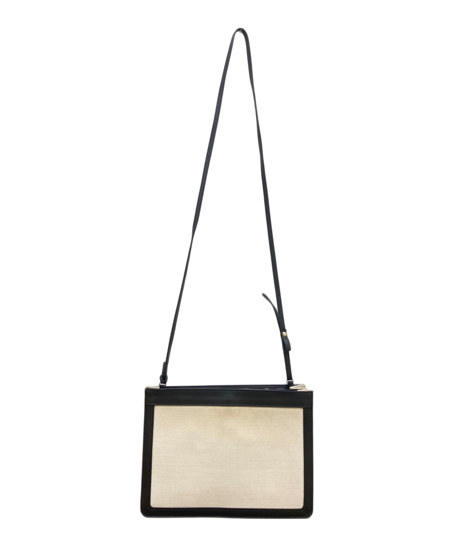 バレンシアガ BALENCIAGA ネイビーポシェット キャンバス ショルダー 