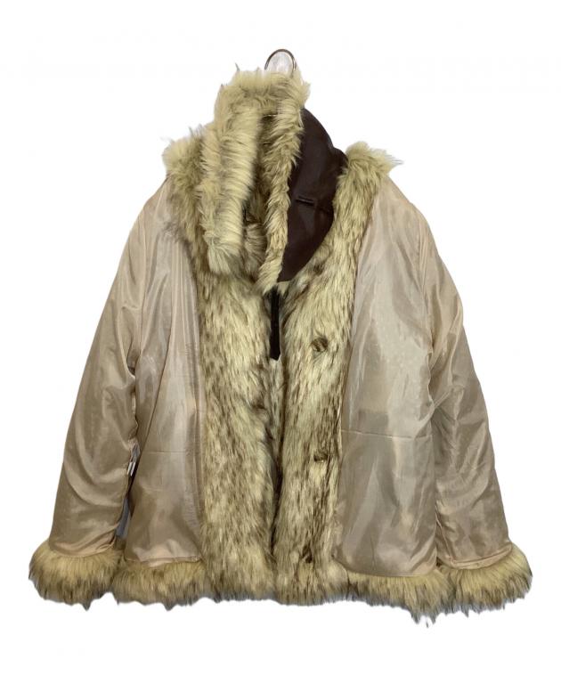 中古・古着通販】VIAVANDA (ヴィアヴァンダ) フェイクファーコート