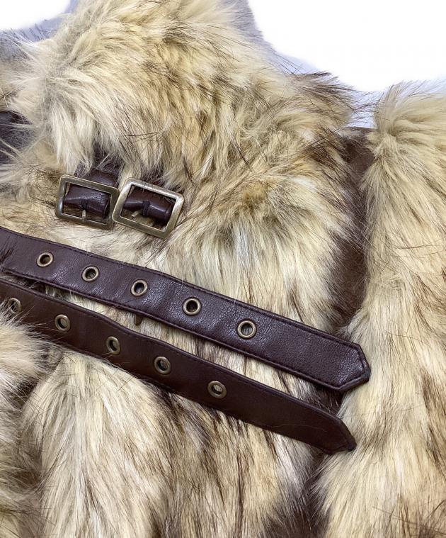 中古・古着通販】VIAVANDA (ヴィアヴァンダ) フェイクファーコート