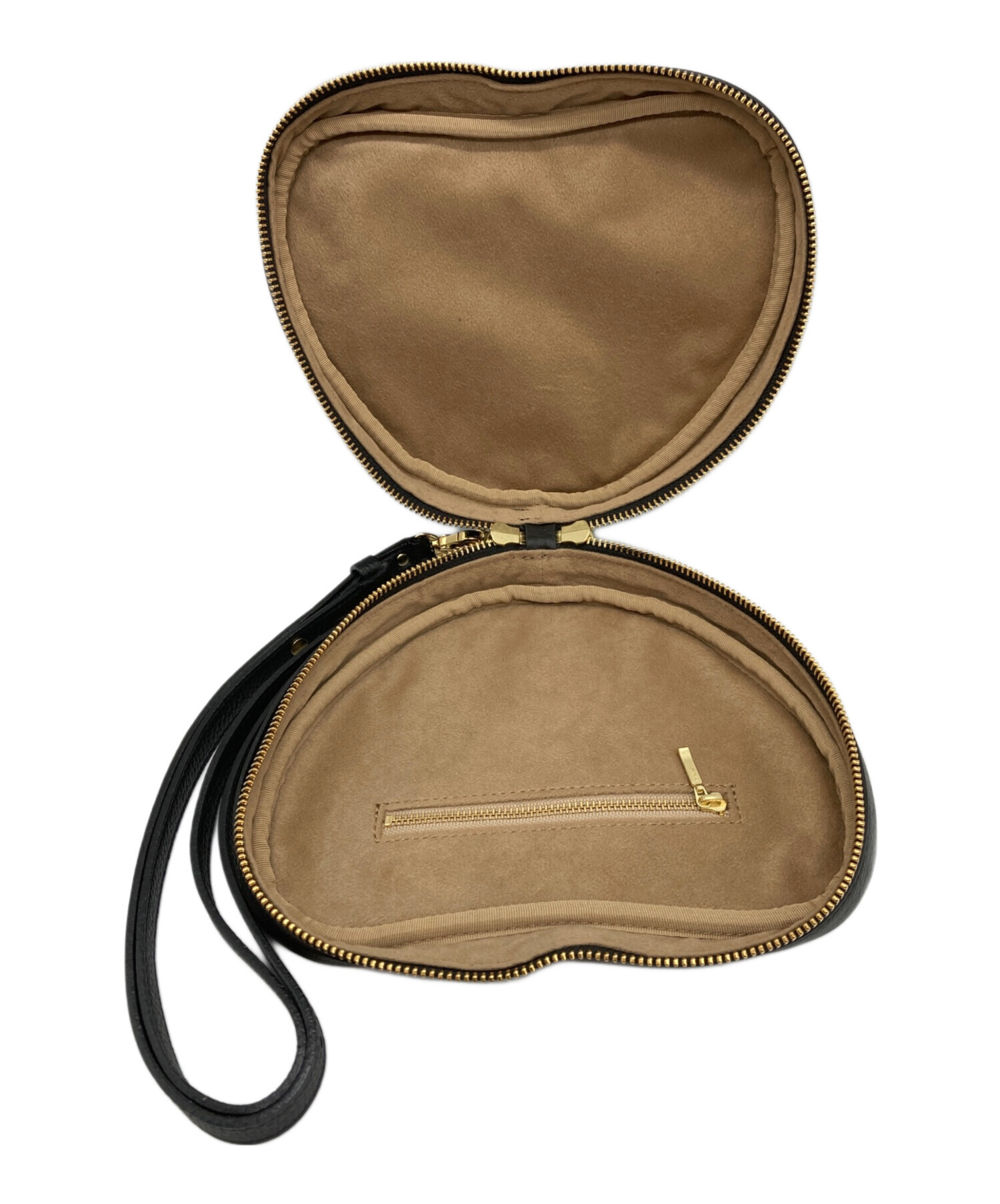 中古・古着通販】ch!iii (チー) Leather Heart Shoulder ブラック 