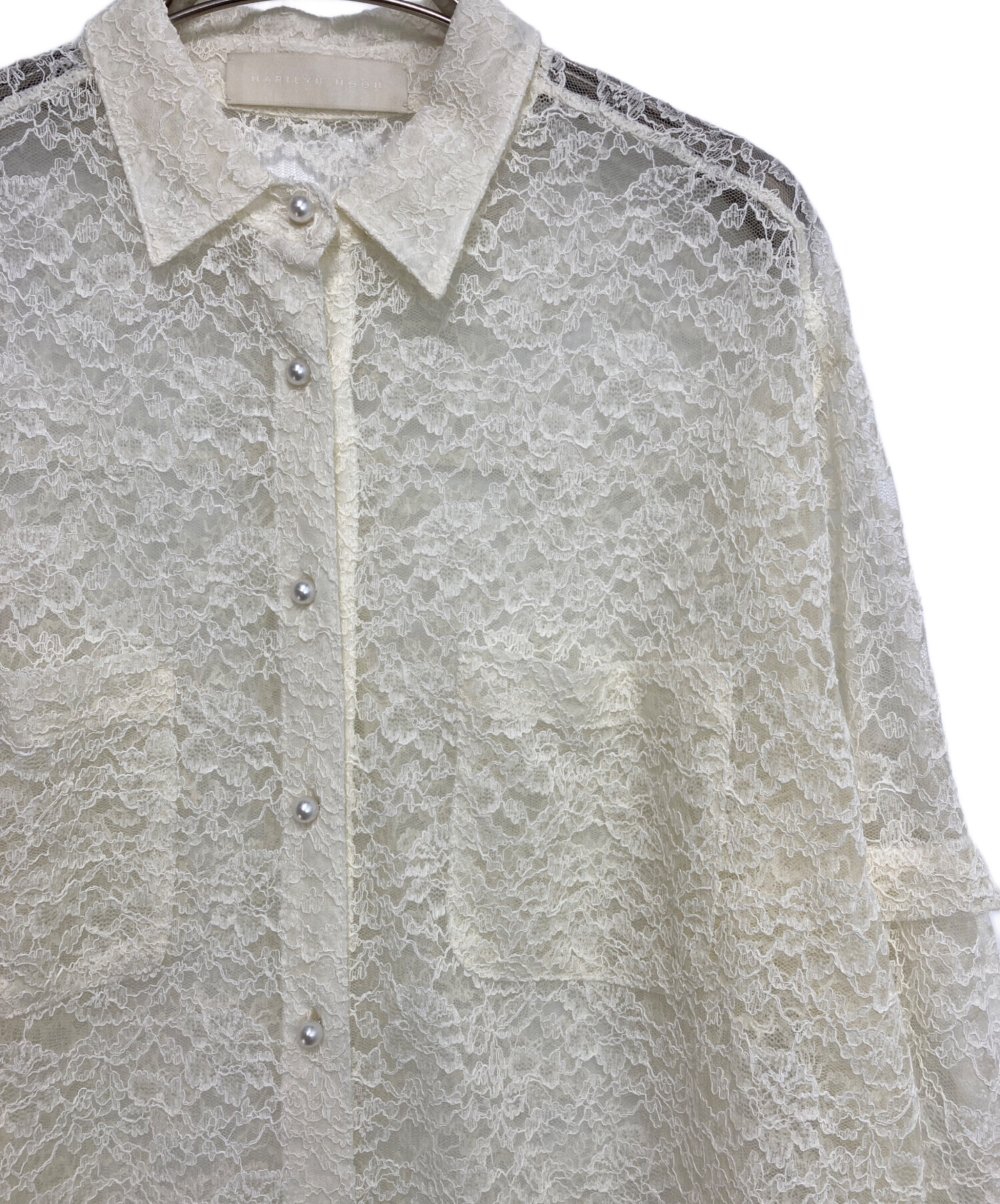 中古・古着通販】MARILYN MOON (マリリンムーン) オーガンジーレース